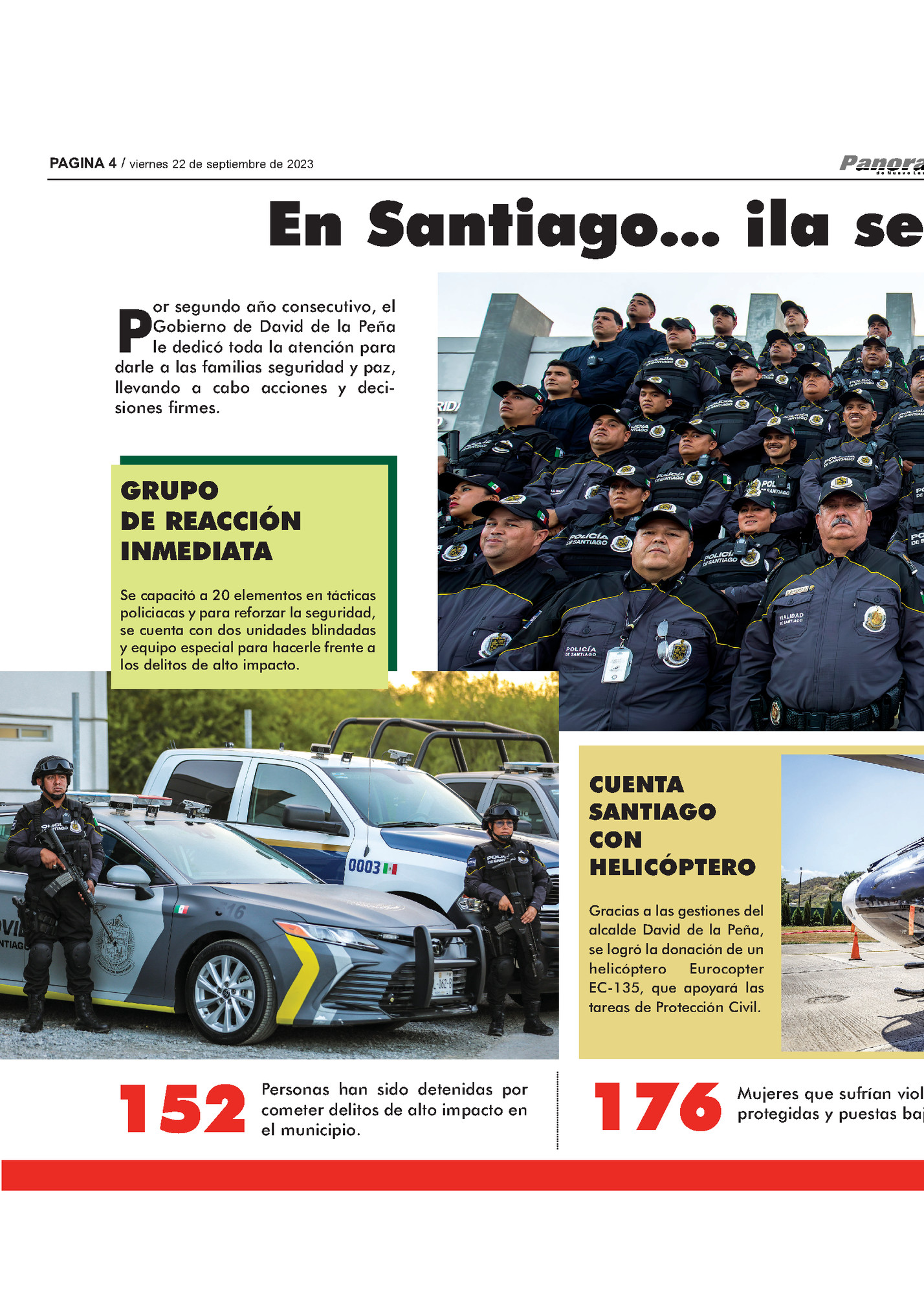 PAGINA 4 / viernes 22 de septiembre de 2023