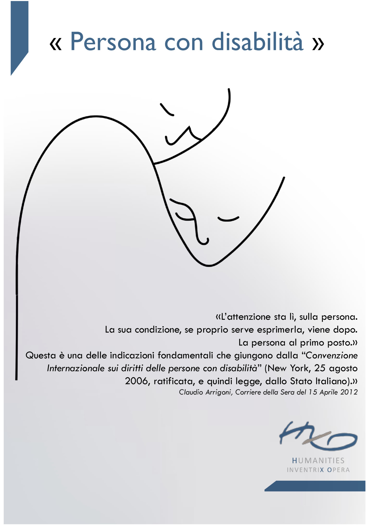 « Persona con disabilità »