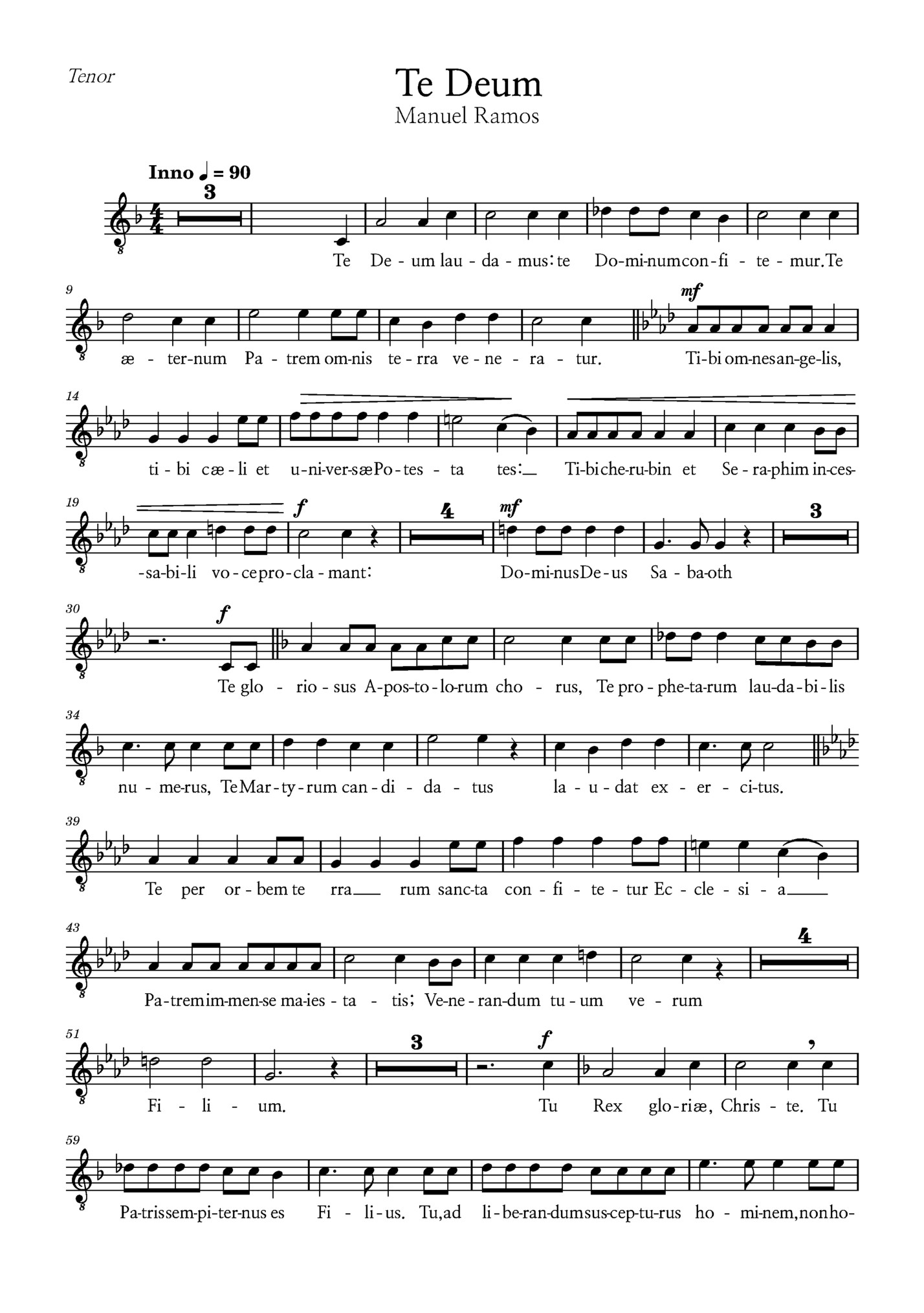 Te	Deum	