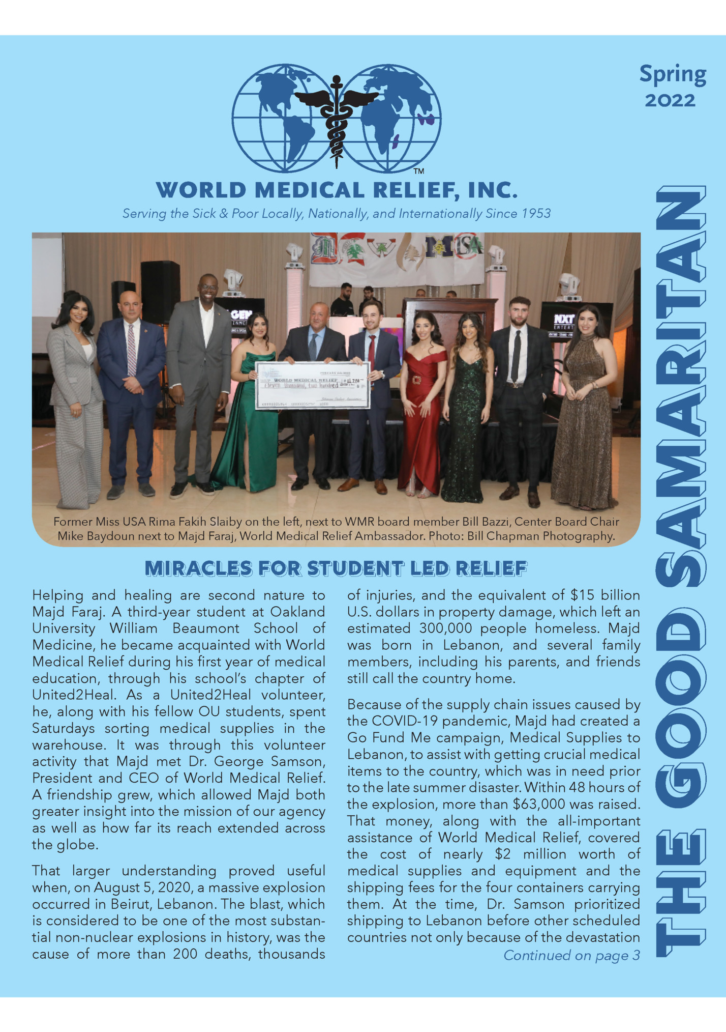 WORLD MEDICAL RELIEF, INC.	