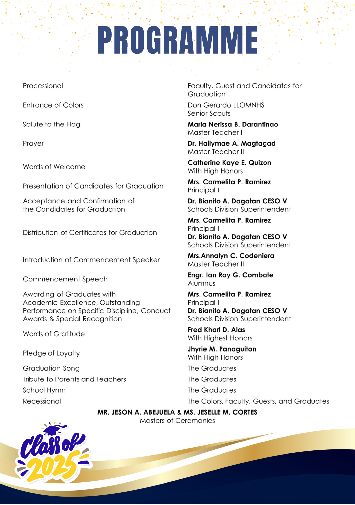 PROGRAMME
