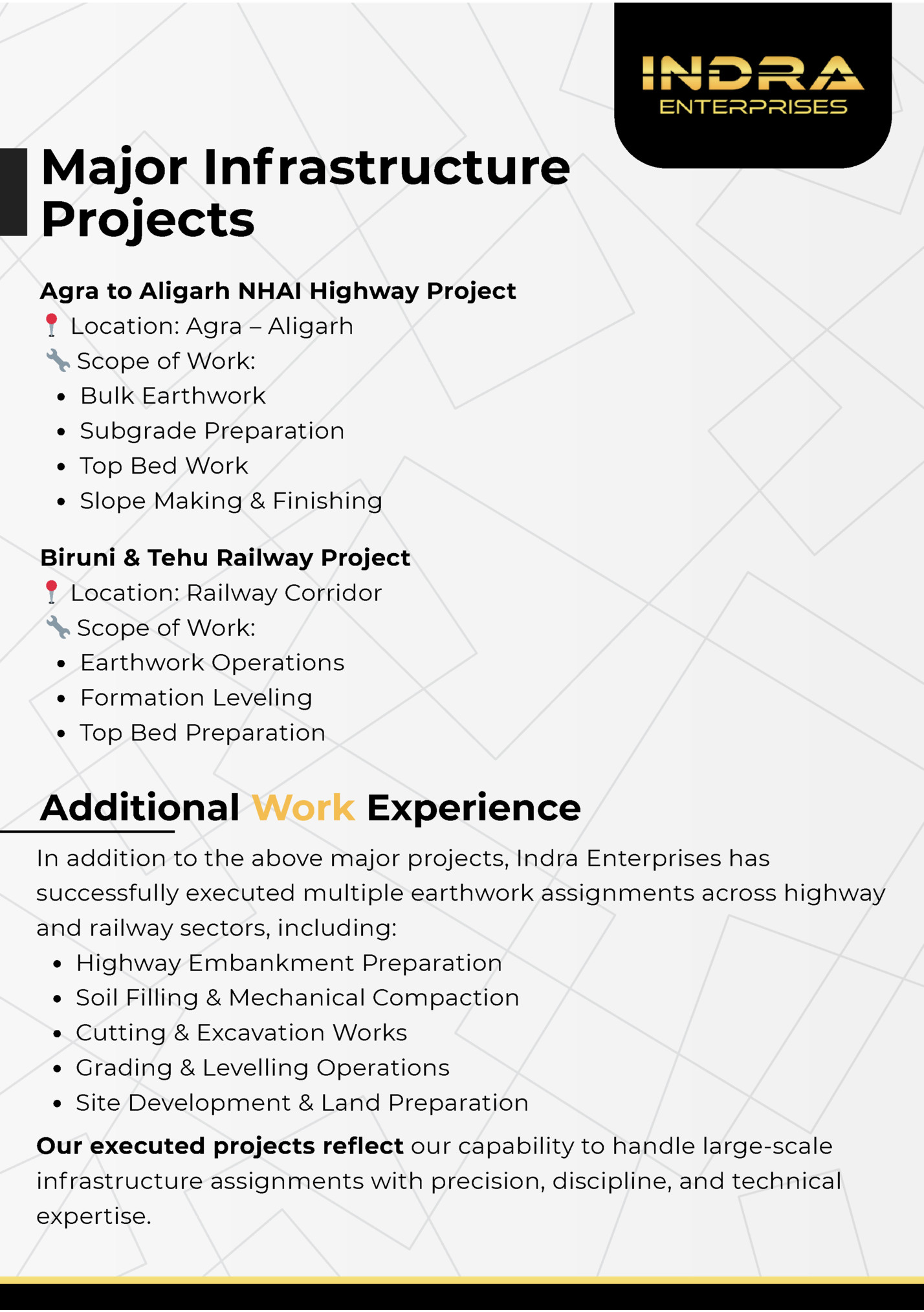 Major Infrastructure