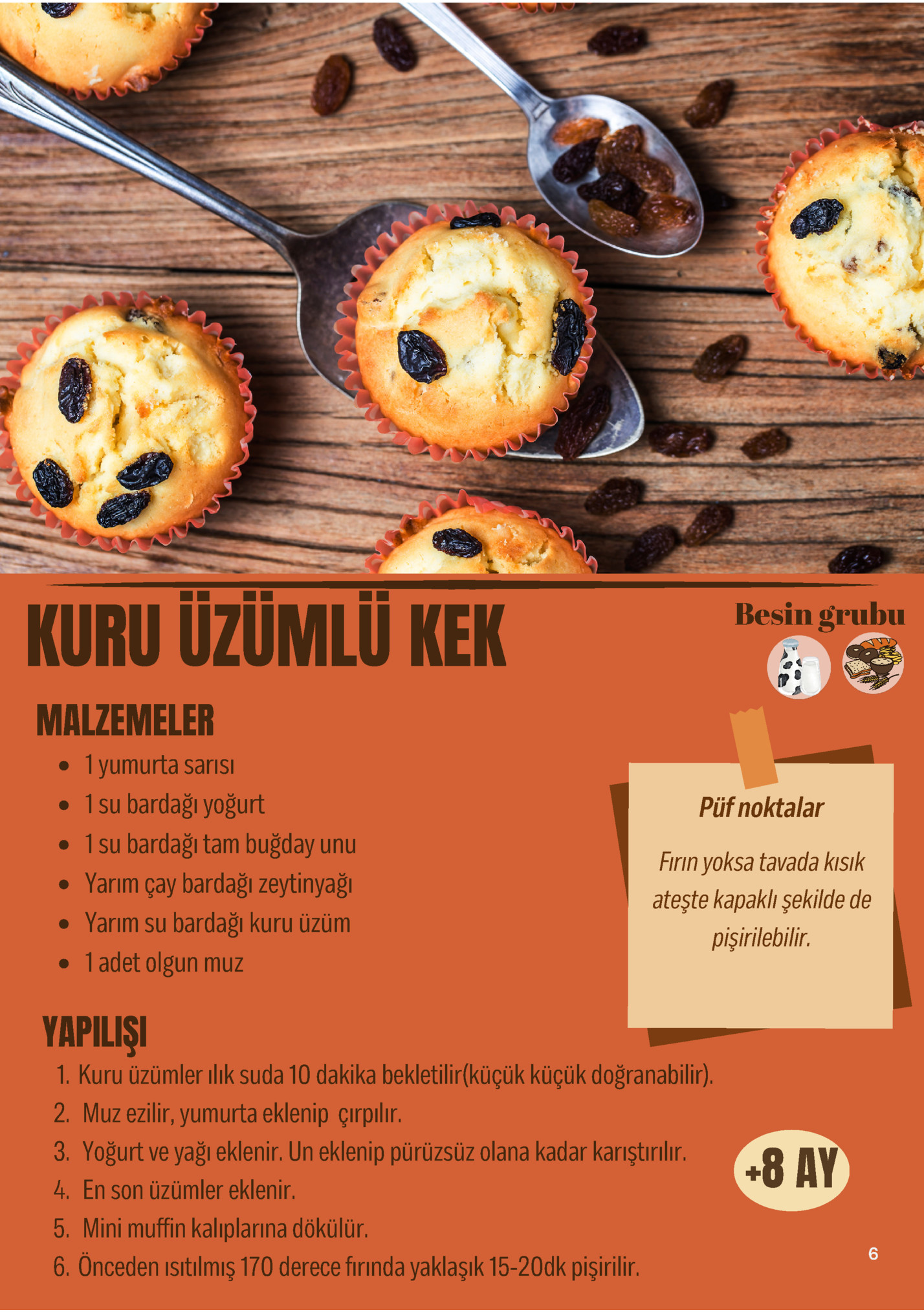 KURU ÜZÜMLÜ KEK