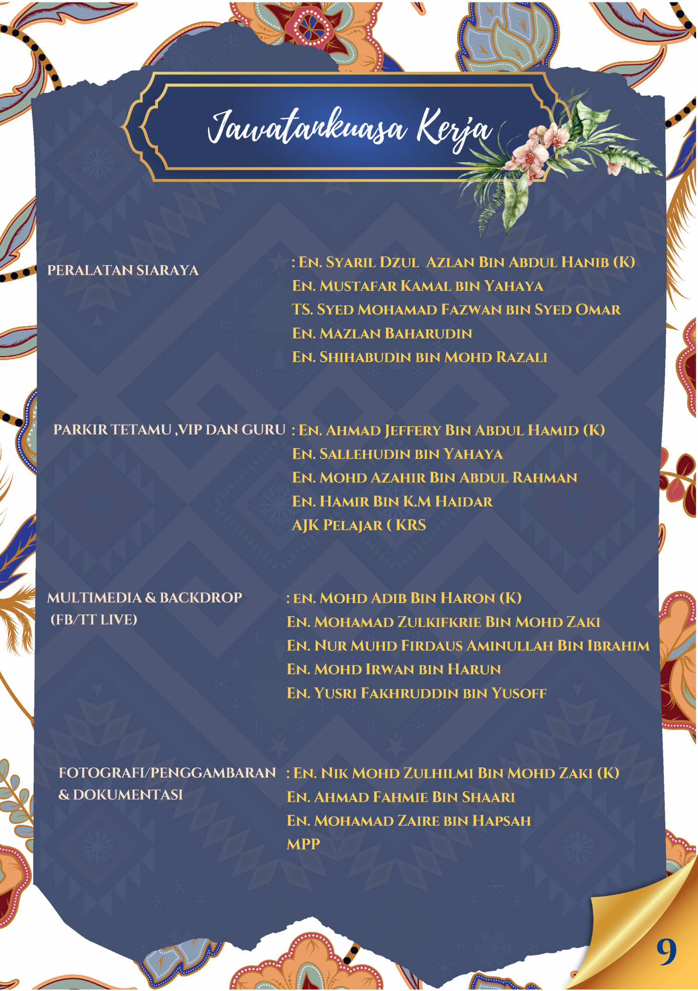 Jawatankuasa Kerja Jawatankuasa Kerja