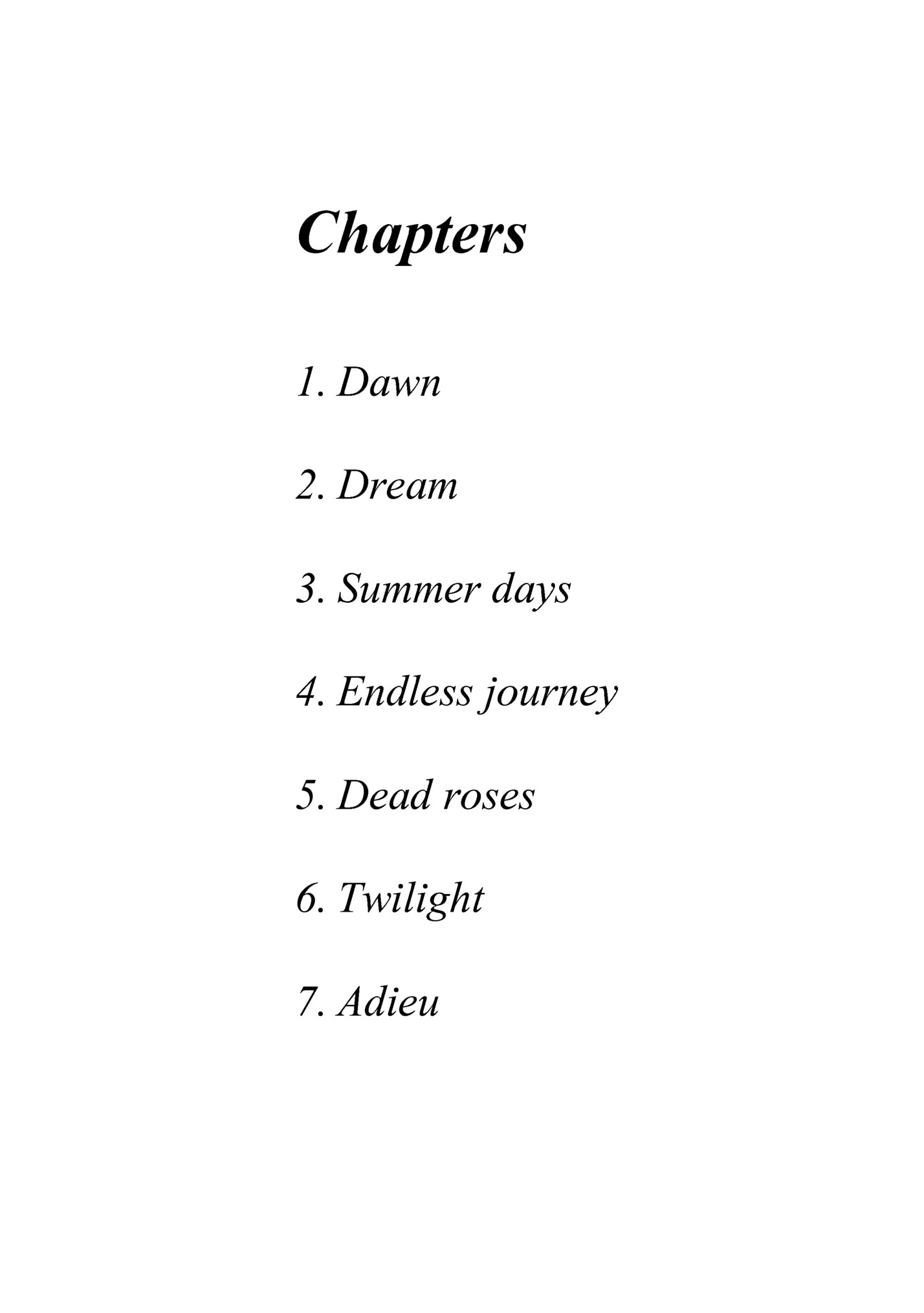 Chapters