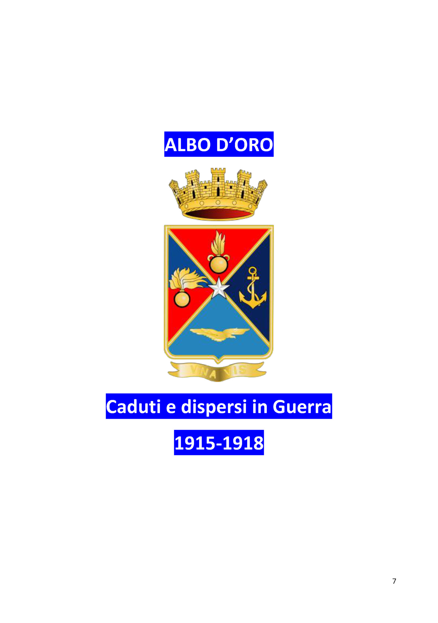 ALBO D’ORO