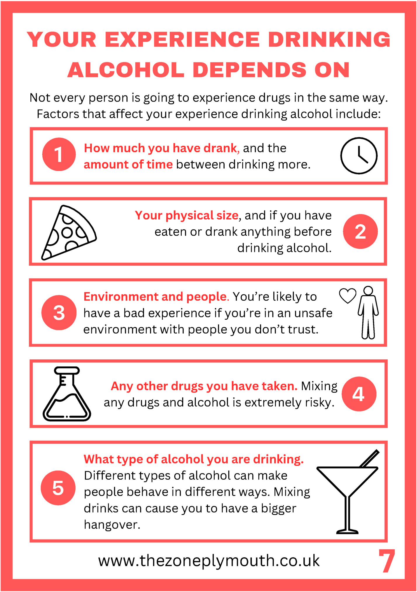 YOUR EXPERIENCE DRINKING