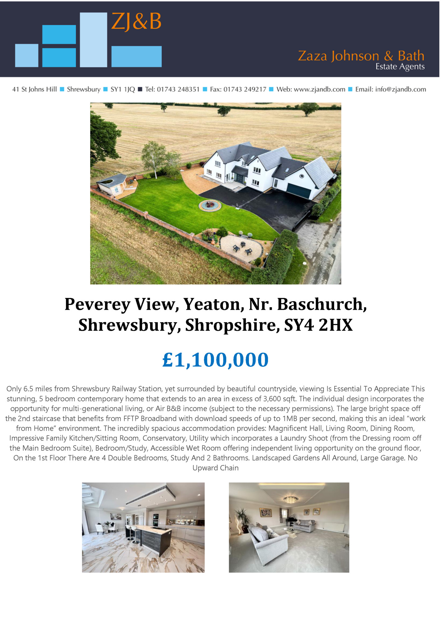 Peverey View, Yeaton, Nr. Baschurch,