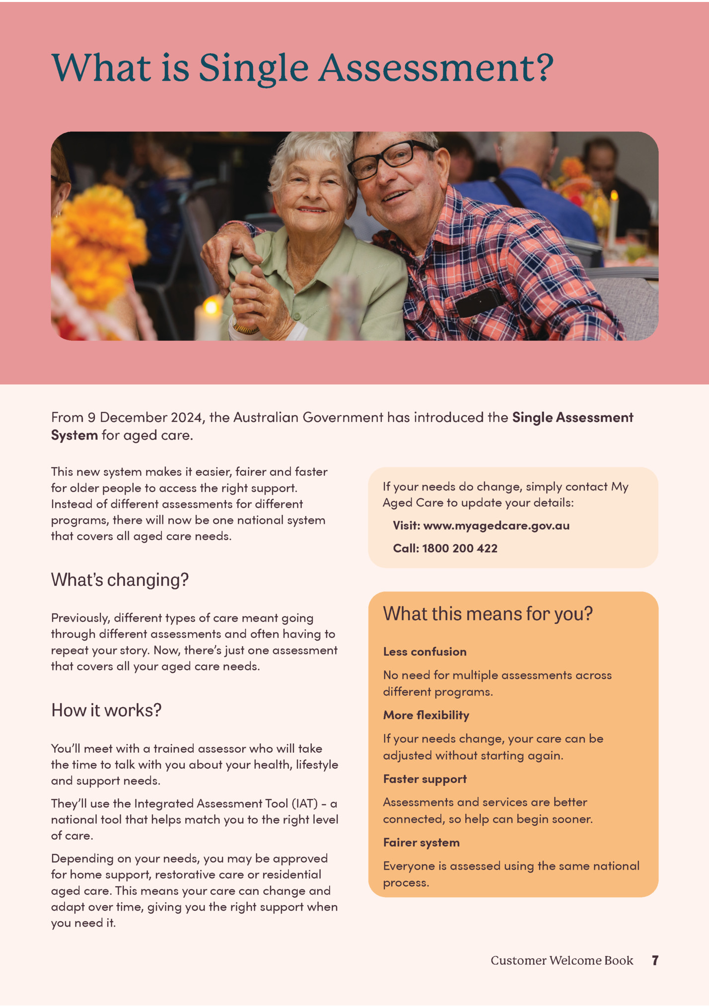 What is Single Assessment?