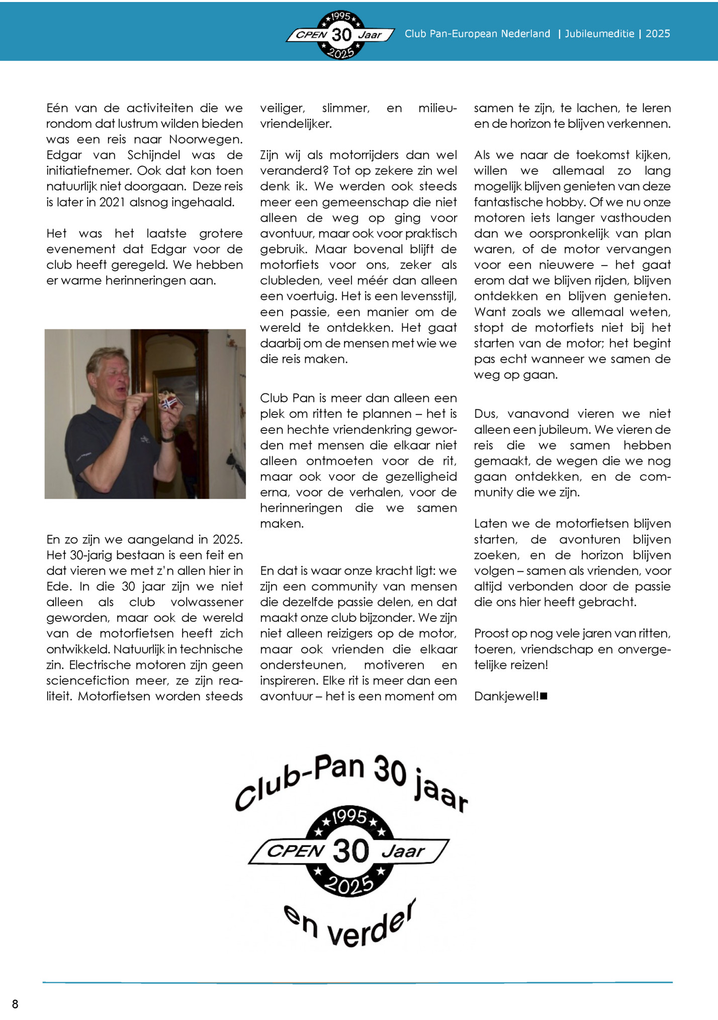Club Pan-European Nederland | Jubileumeditie | 2025