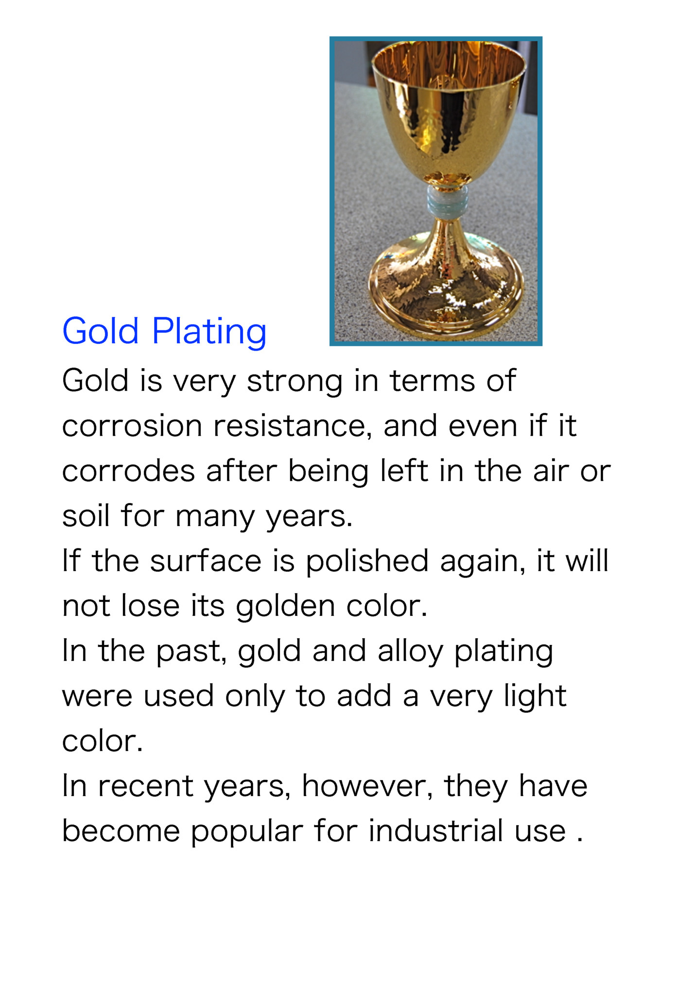 Gold Plating