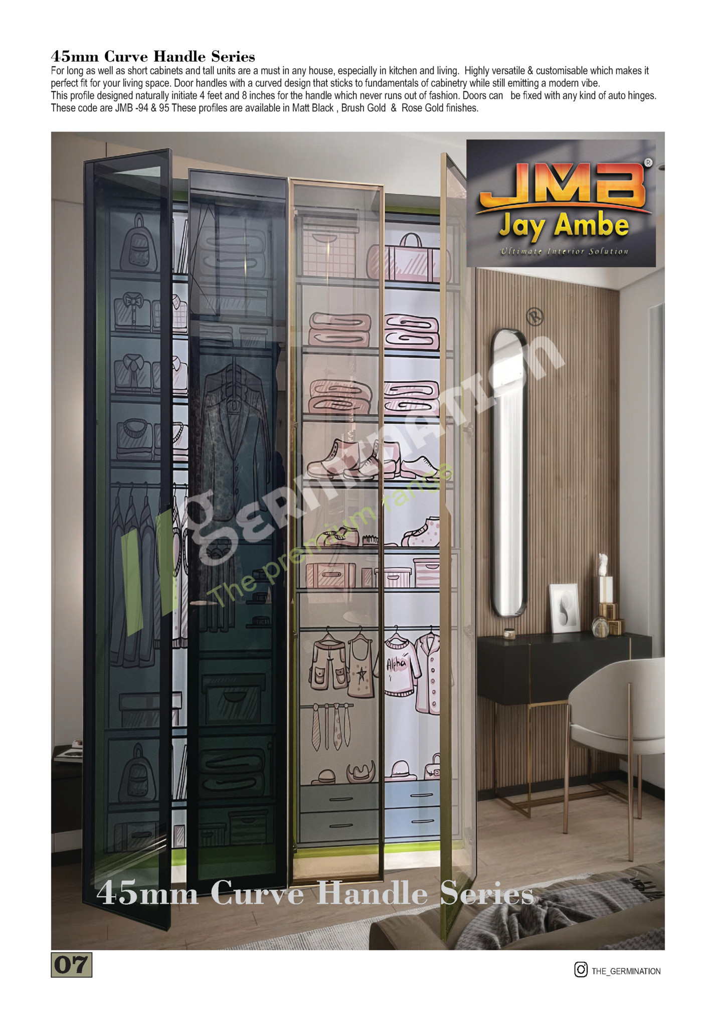 45mm Curve Handle Series