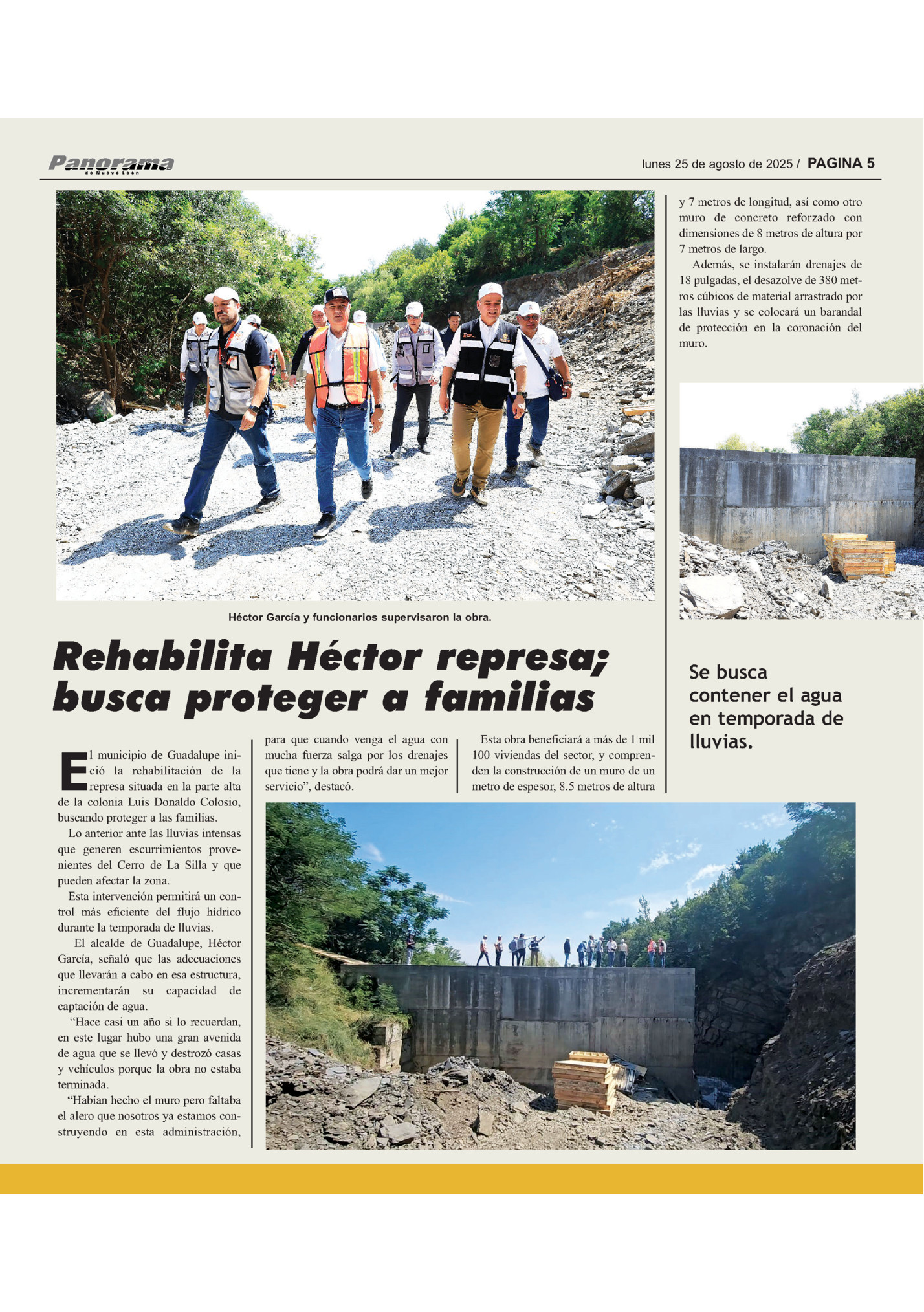 lunes 25 de agosto de 2025 / PAGINA 5