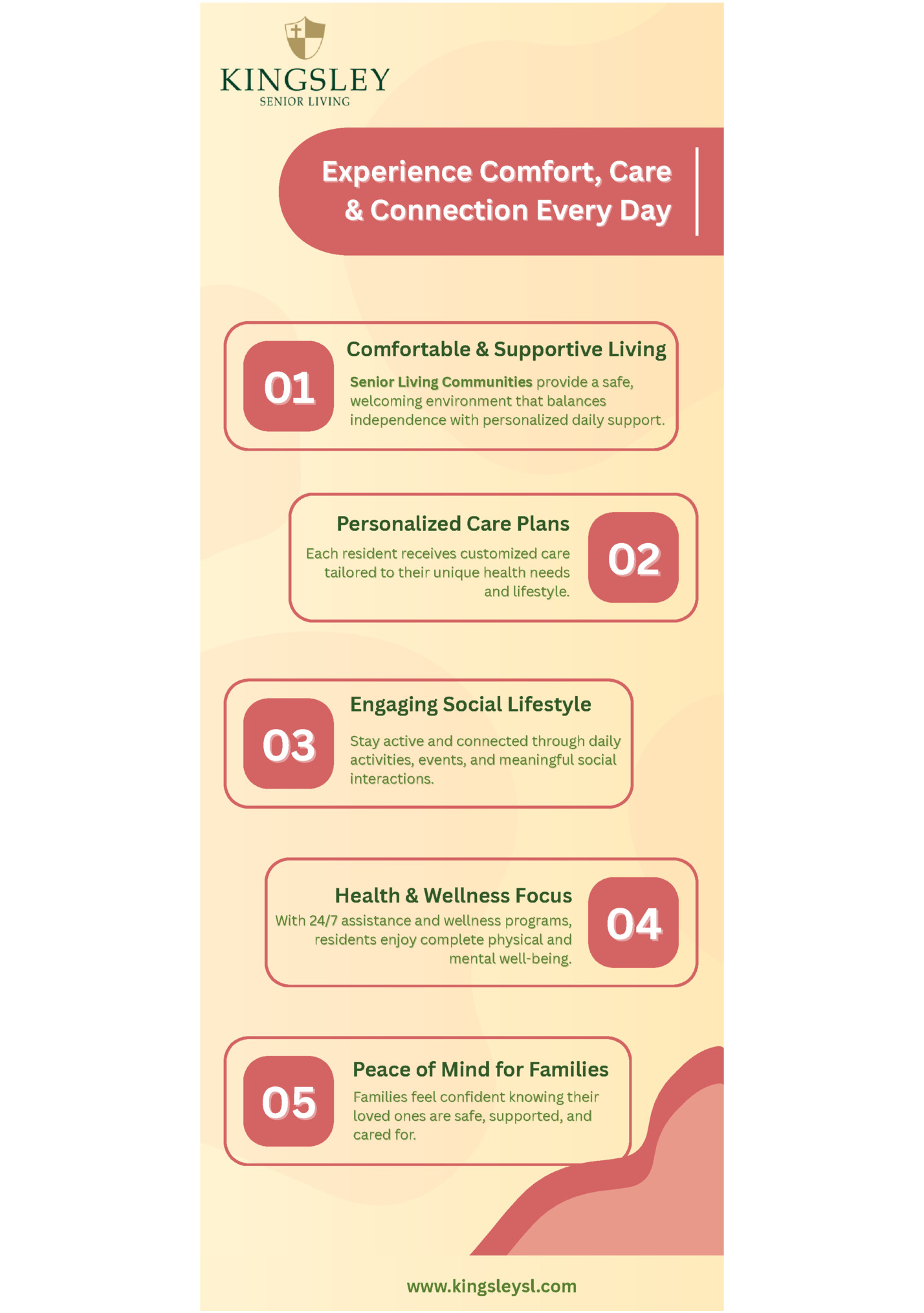 Experience Comfort, Care