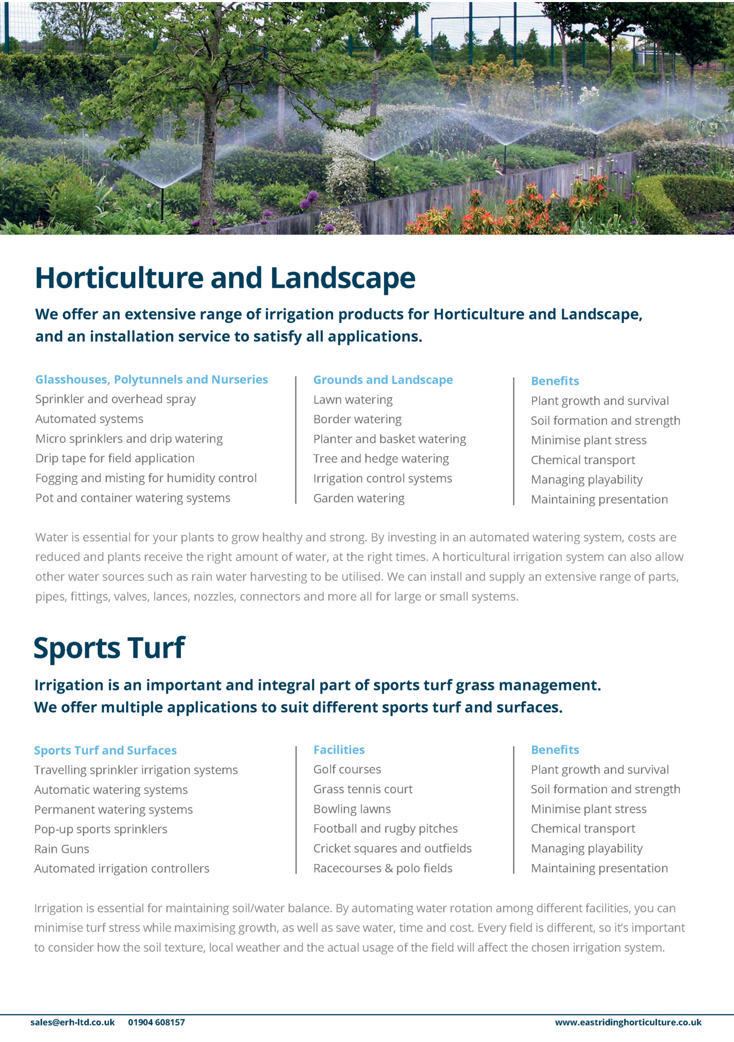 Horticulture and Landscape