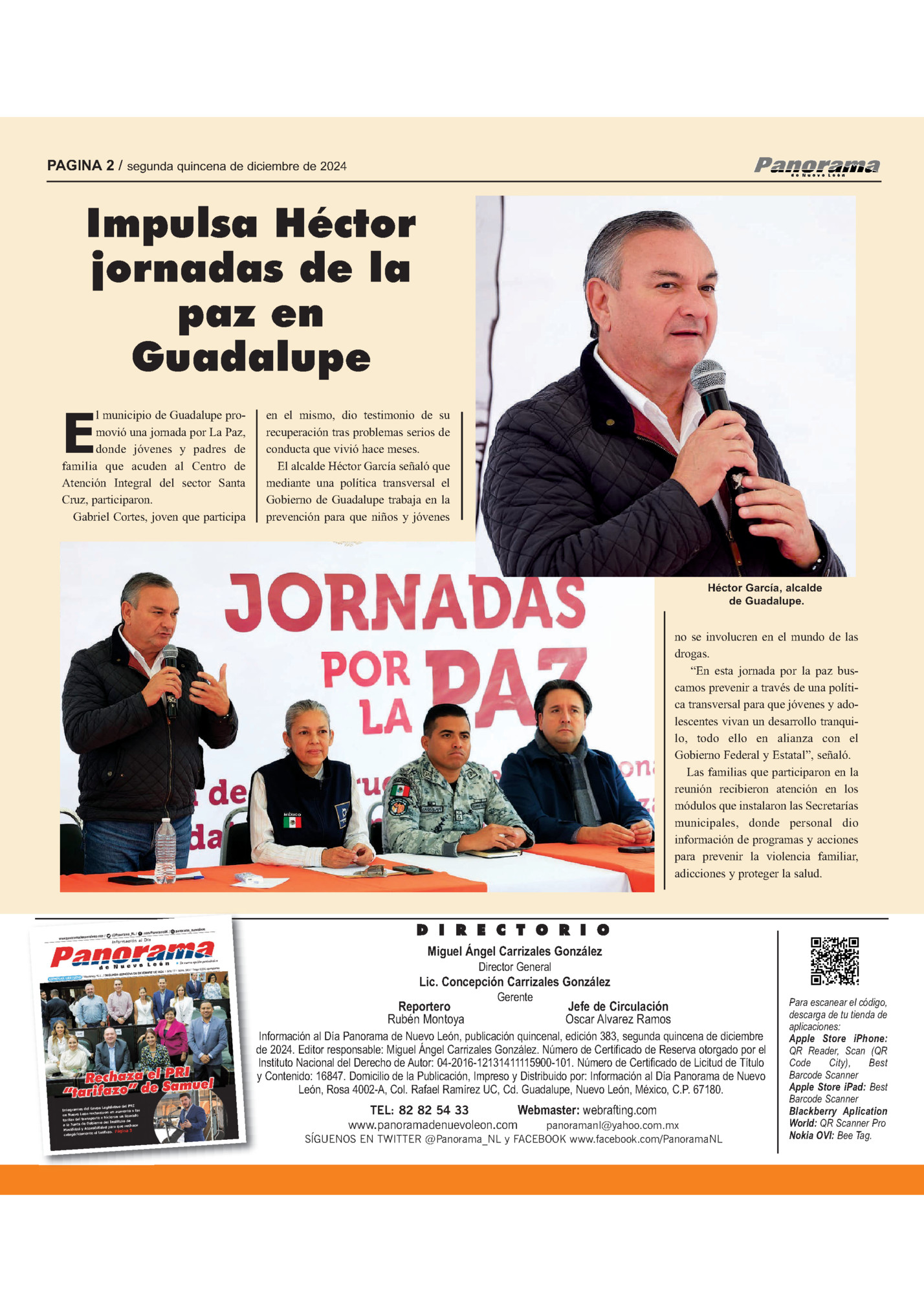 PAGINA 2 / segunda quincena de diciembre de 2024