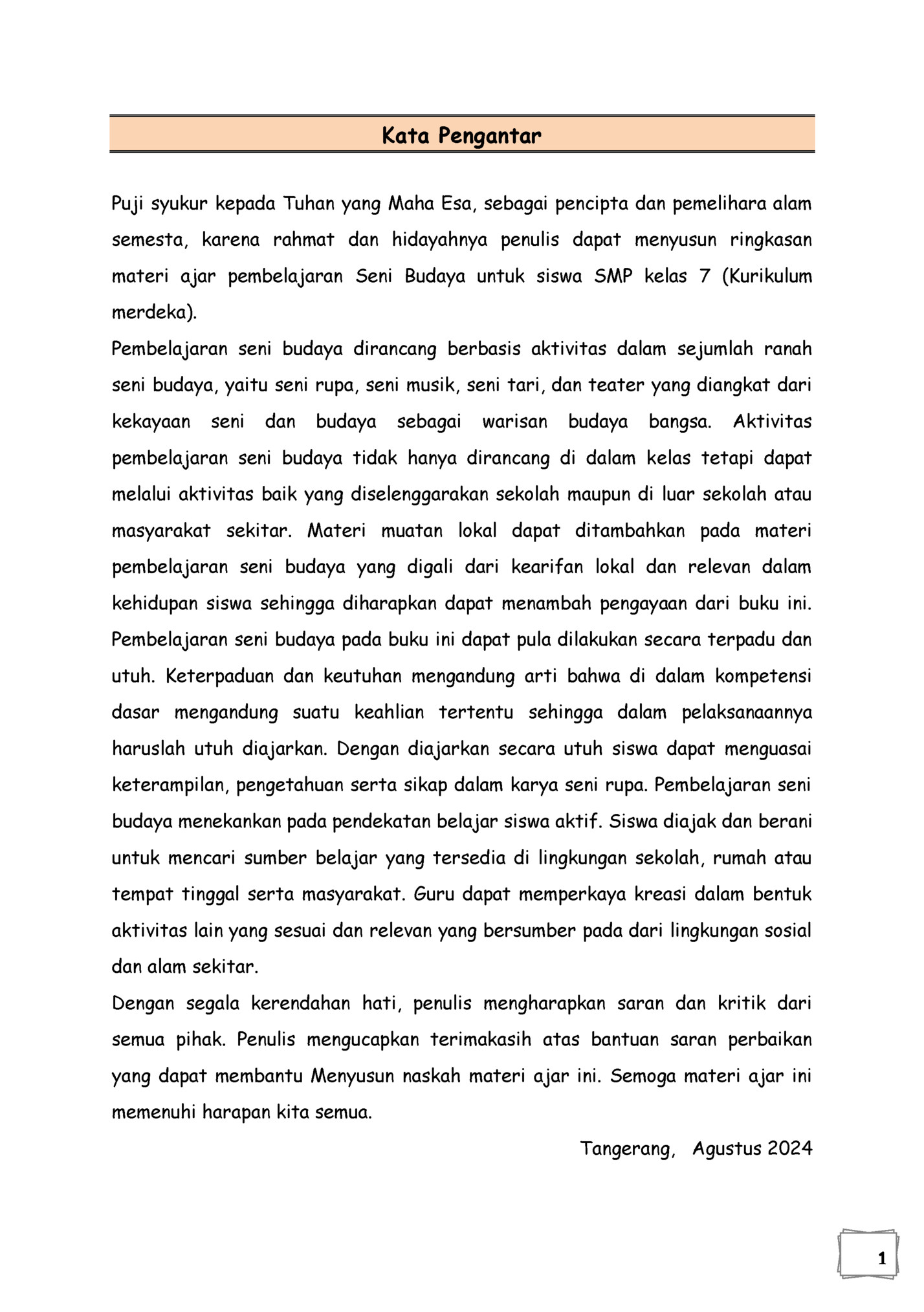 Kata Pengantar