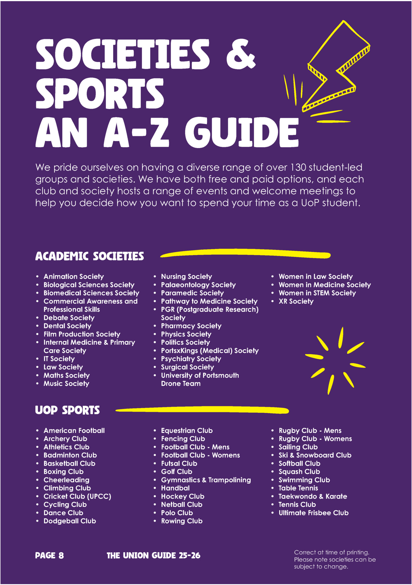 Societies & Societies &