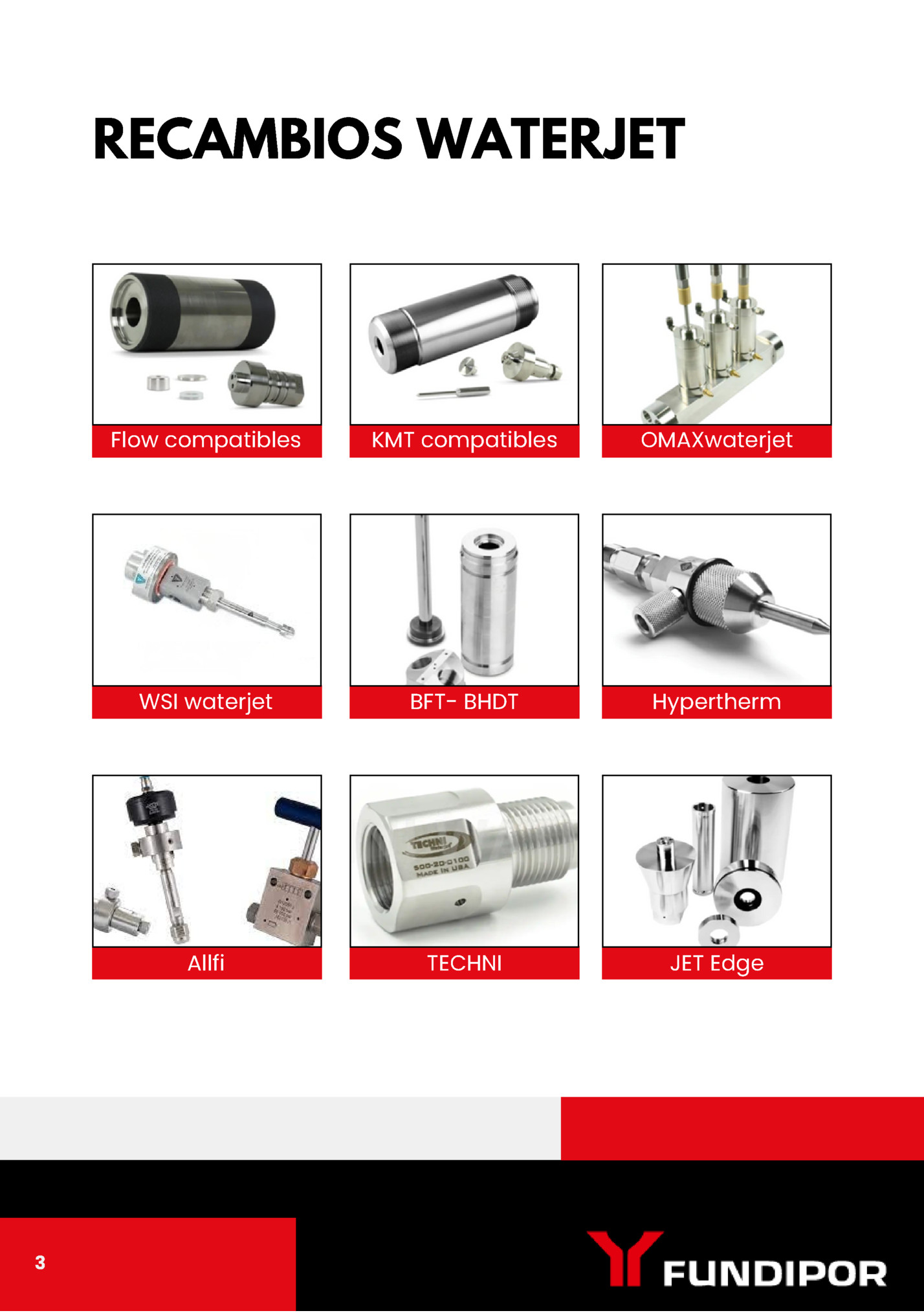 RECAMBIOS WATERJET