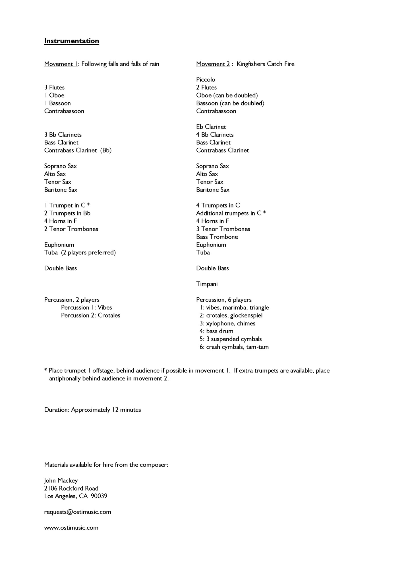 Instrumentation
