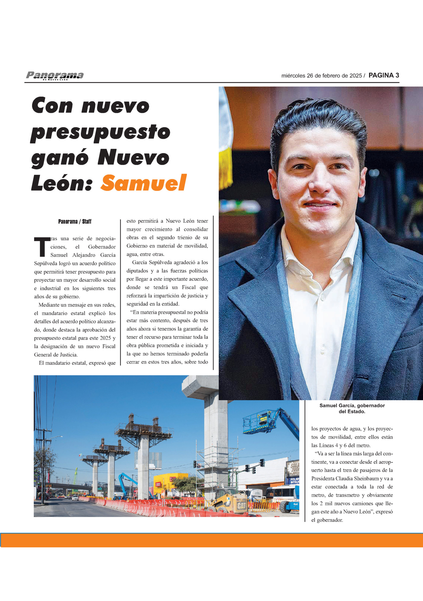 miércoles 26 de febrero de 2025 / PAGINA 3