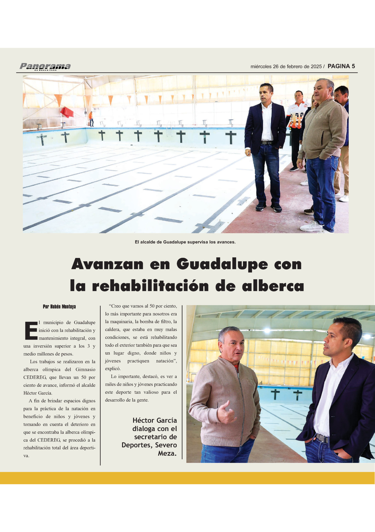 miércoles 26 de febrero de 2025 / PAGINA 5