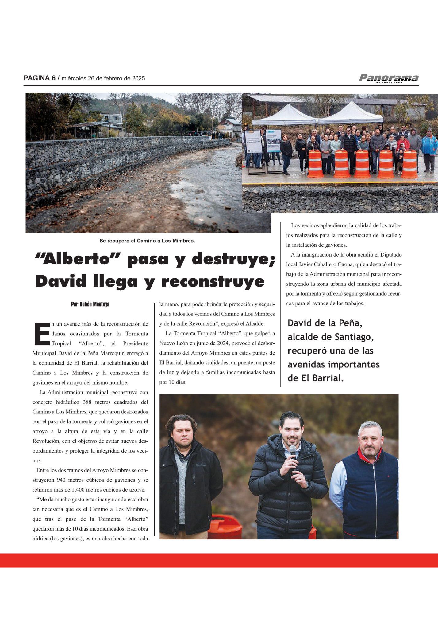 PAGINA 6 / miércoles 26 de febrero de 2025