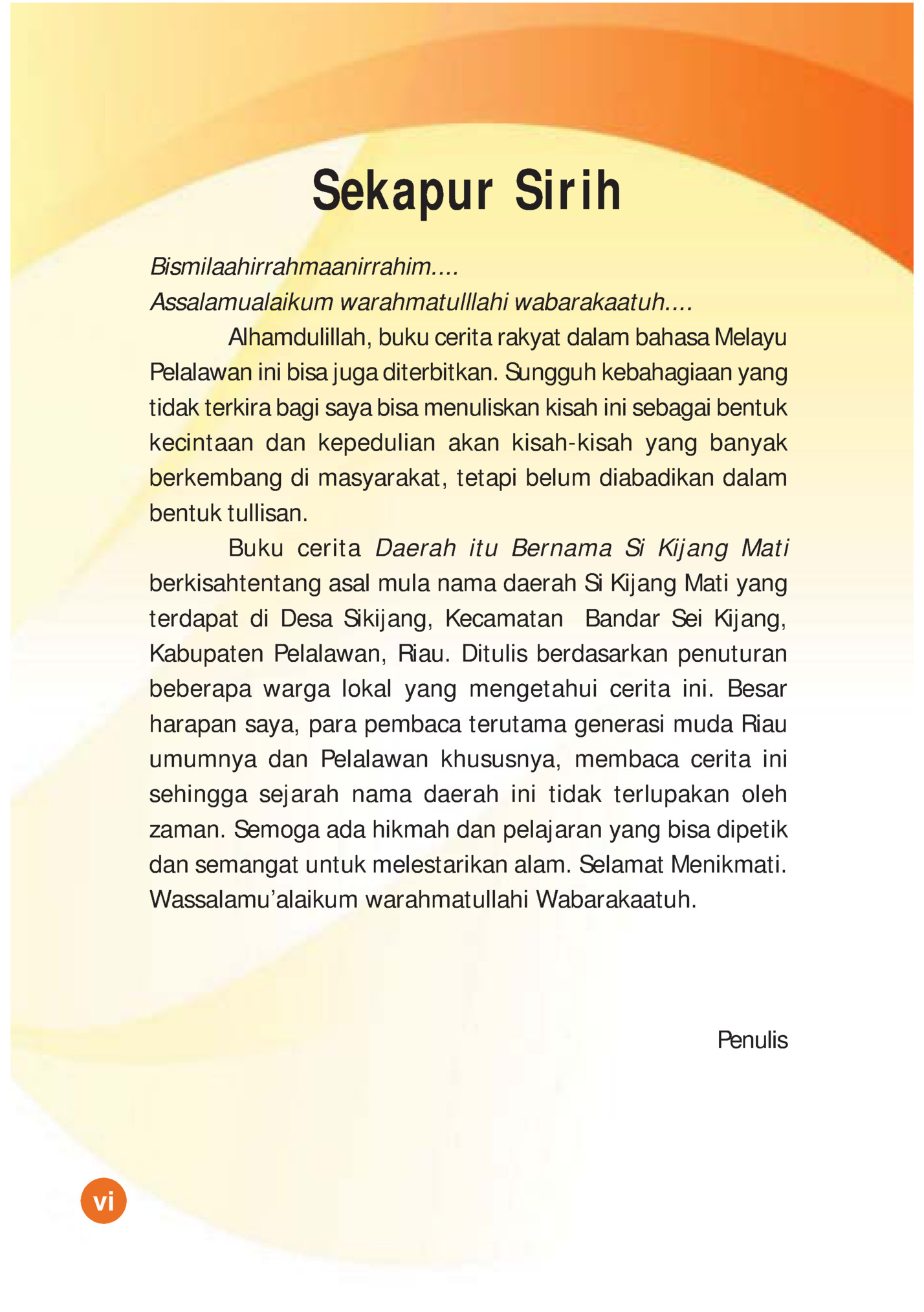 Sekapur Sirih