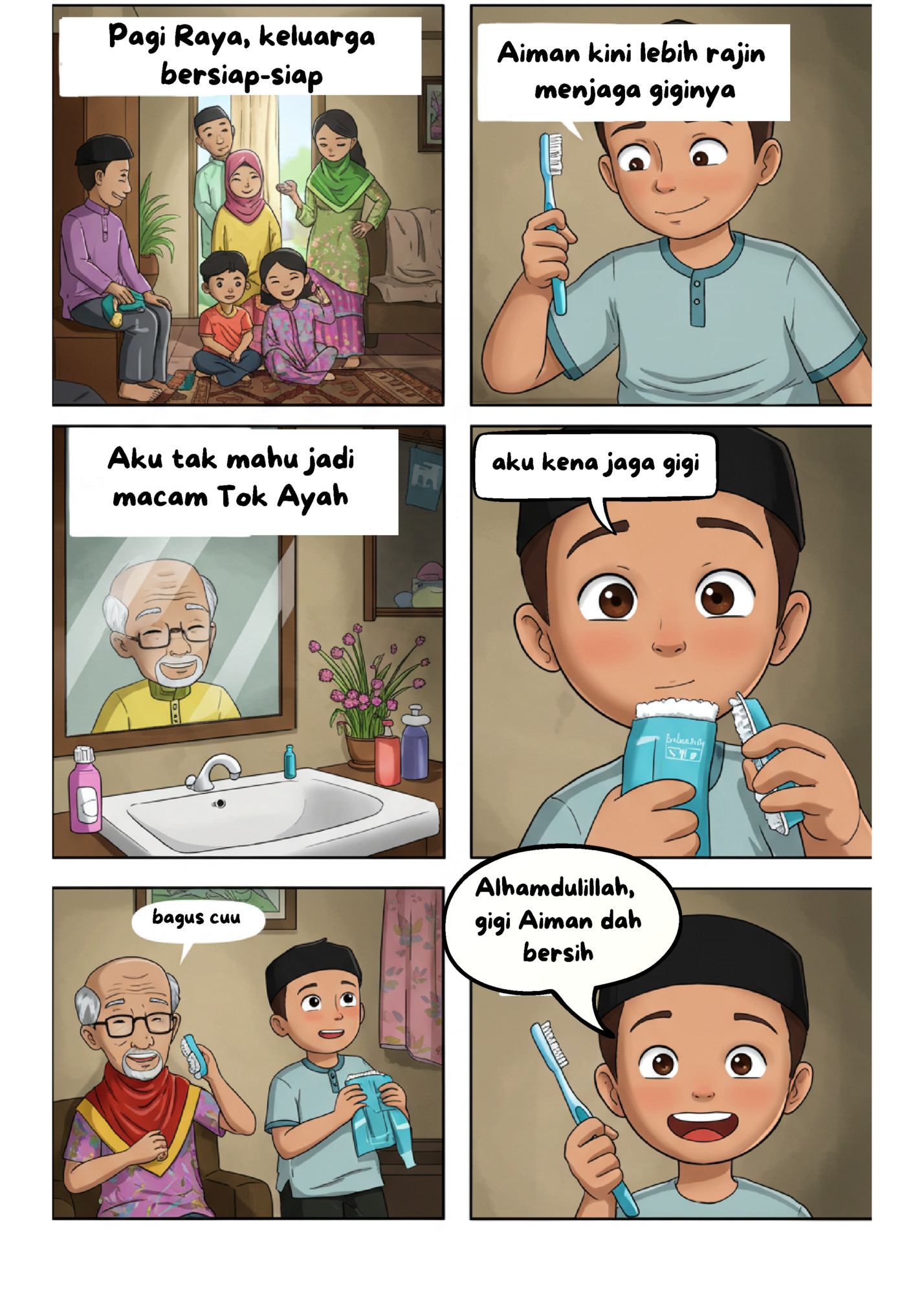 Pagi Raya, keluarga