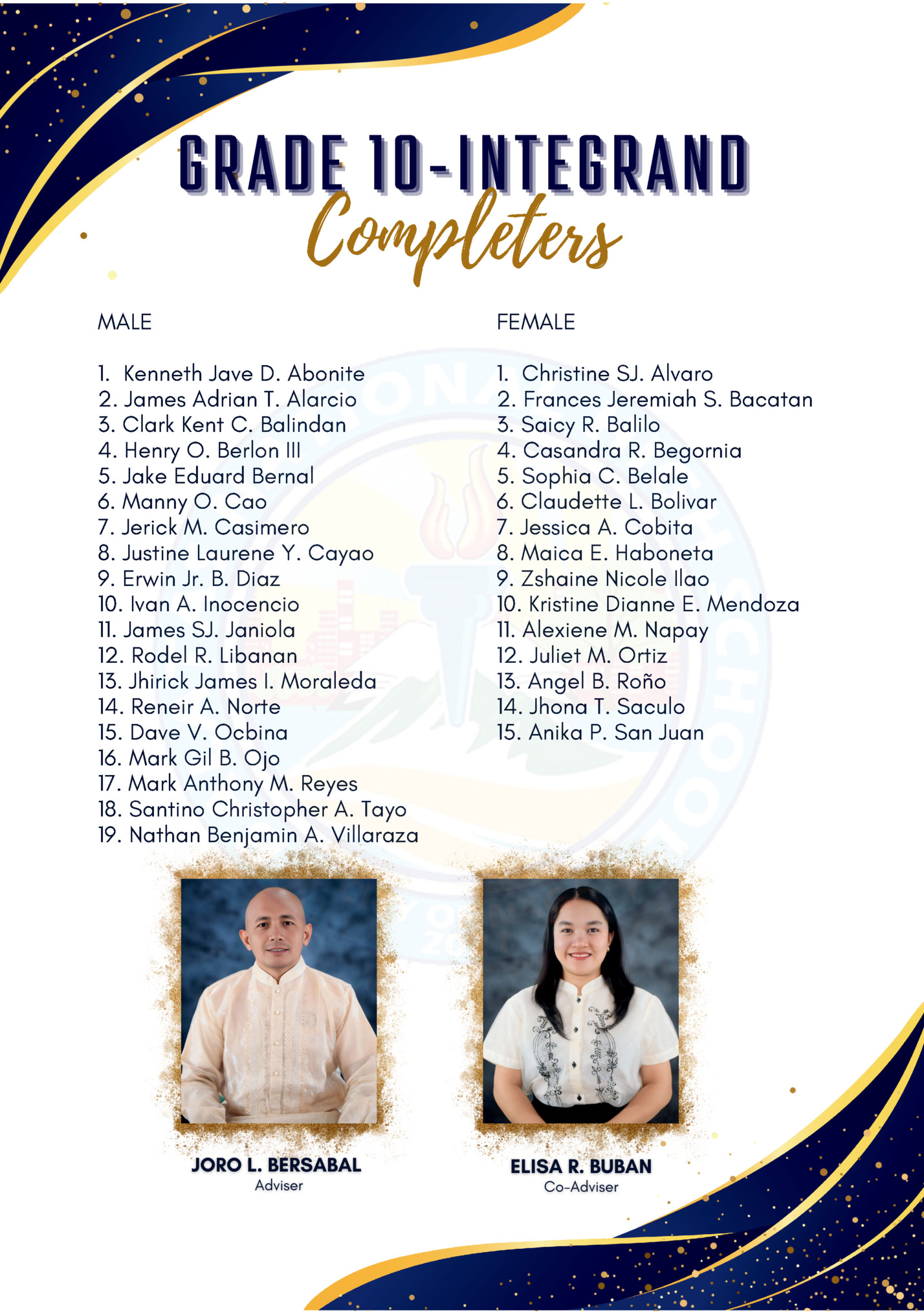 GRADE 10-INTEGRAND GRADE 10-INTEGRAND