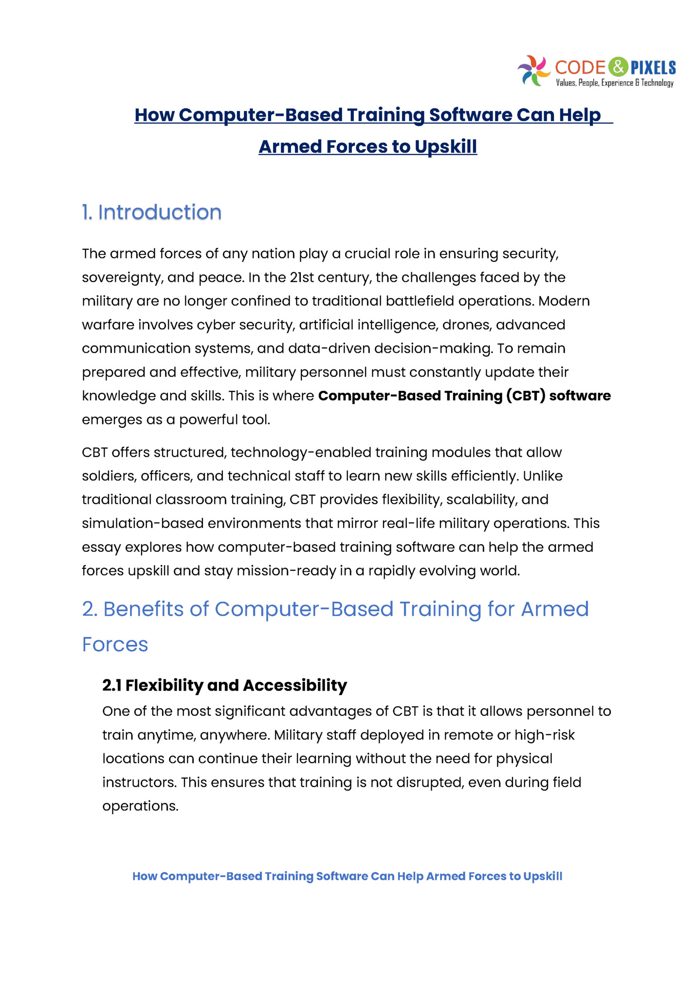 How Computer-Based Training Software Can Help How Computer-Based Training Software Can Help