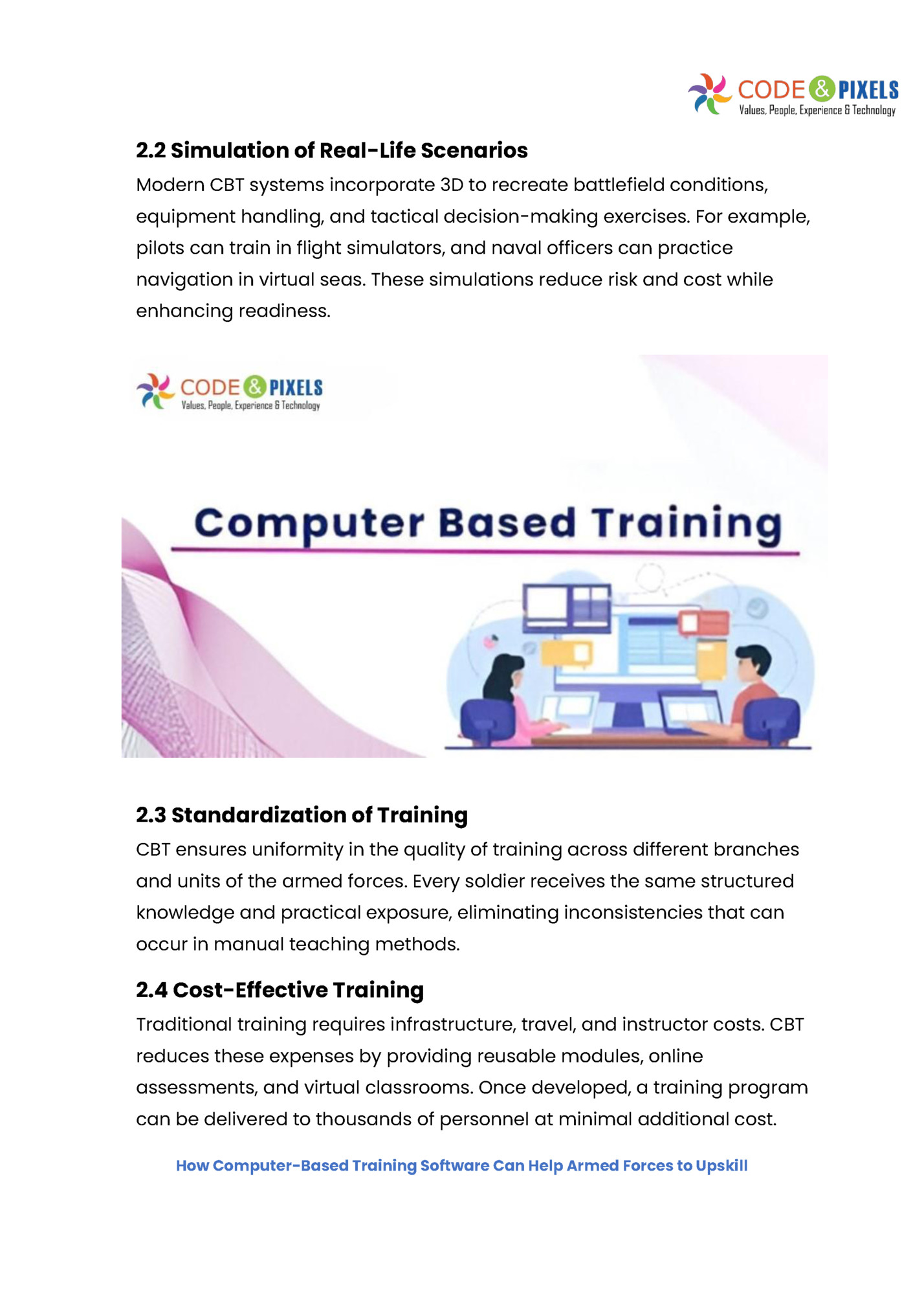 2.2 Simulation of Real-Life Scenarios 2.2 Simulation of Real-Life Scenarios