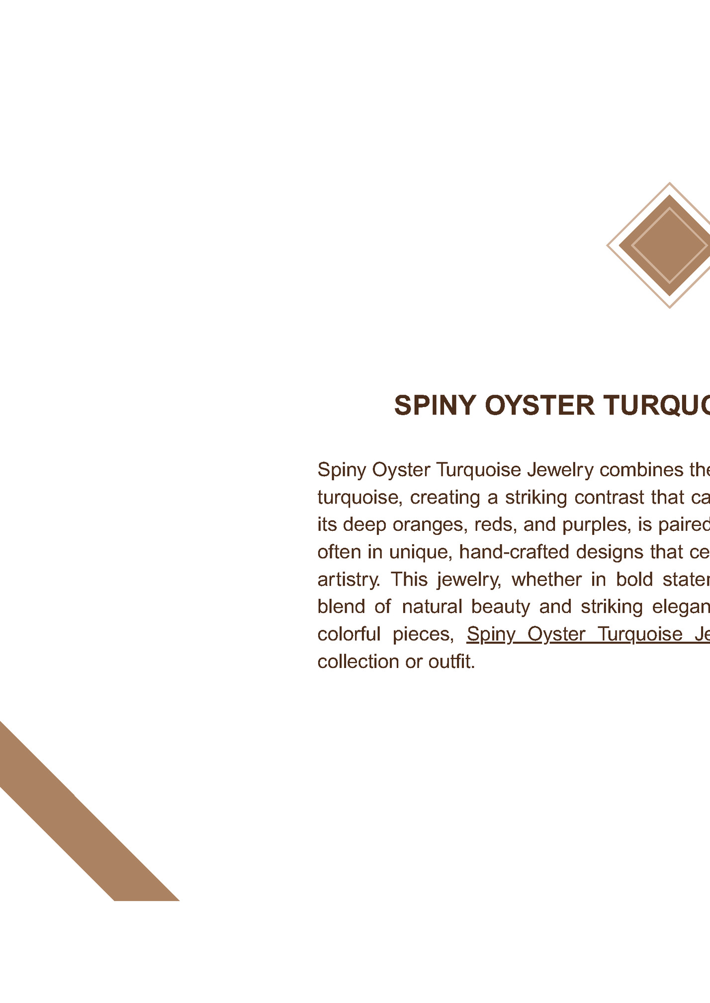 SPINY OYSTER TURQUOISE JEWELRY