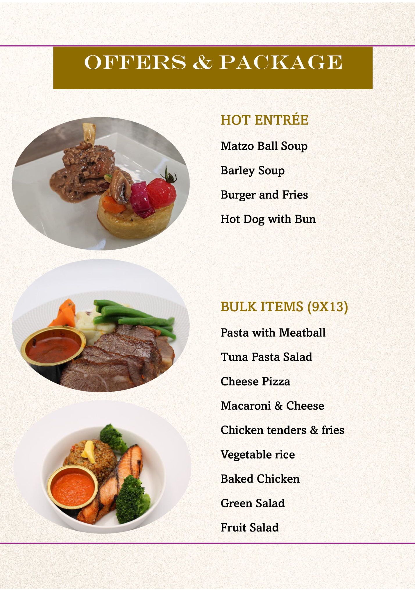 Offers & package