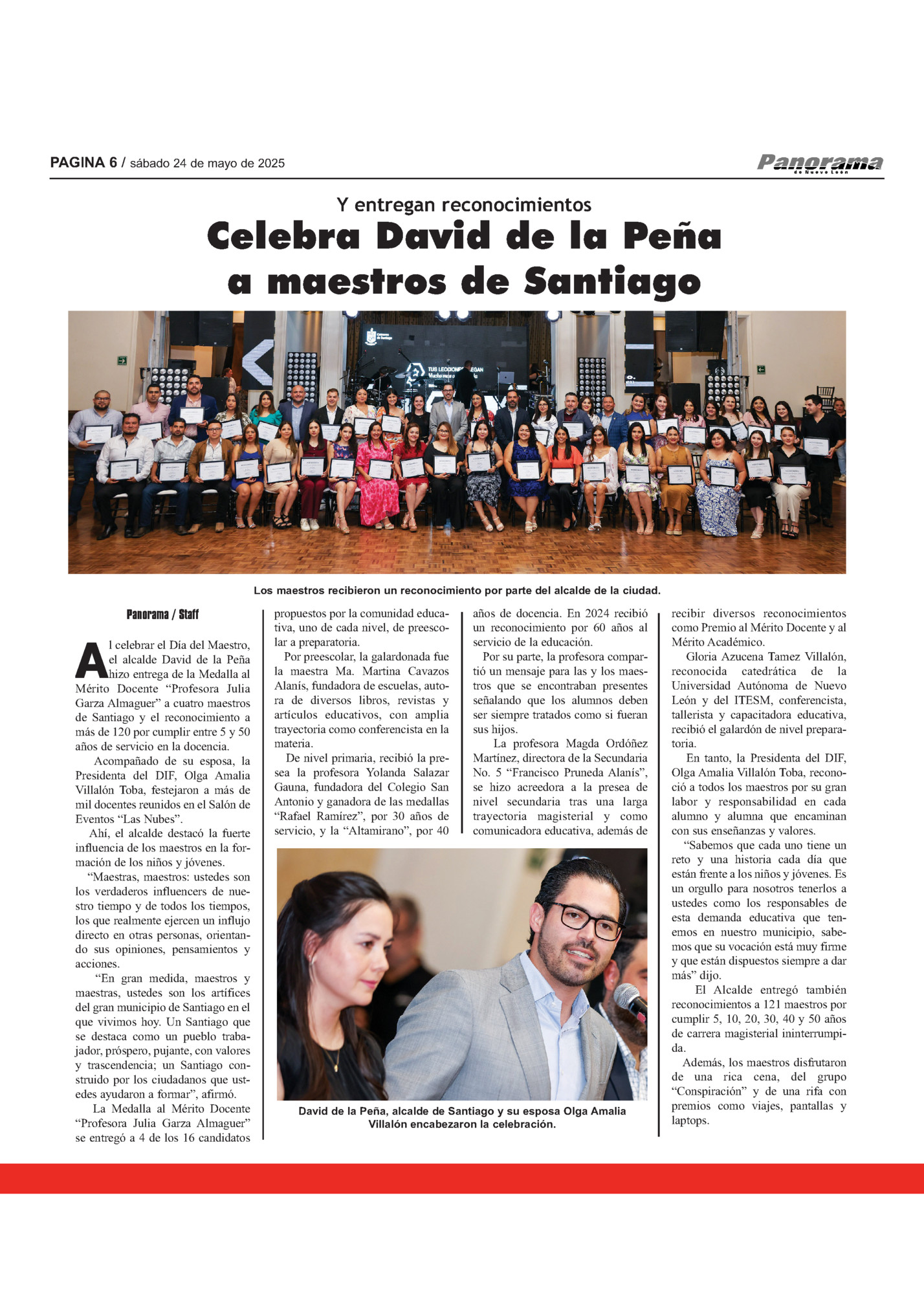 PAGINA 6 / sábado 24 de mayo de 2025