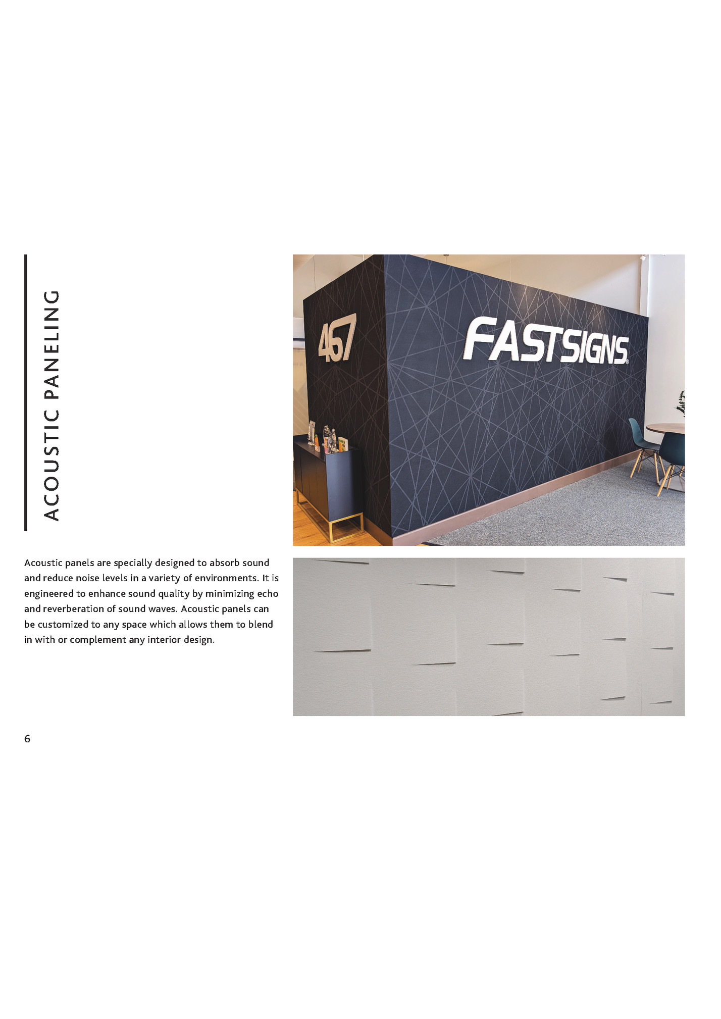 ACOUST I C PA N ELI NG