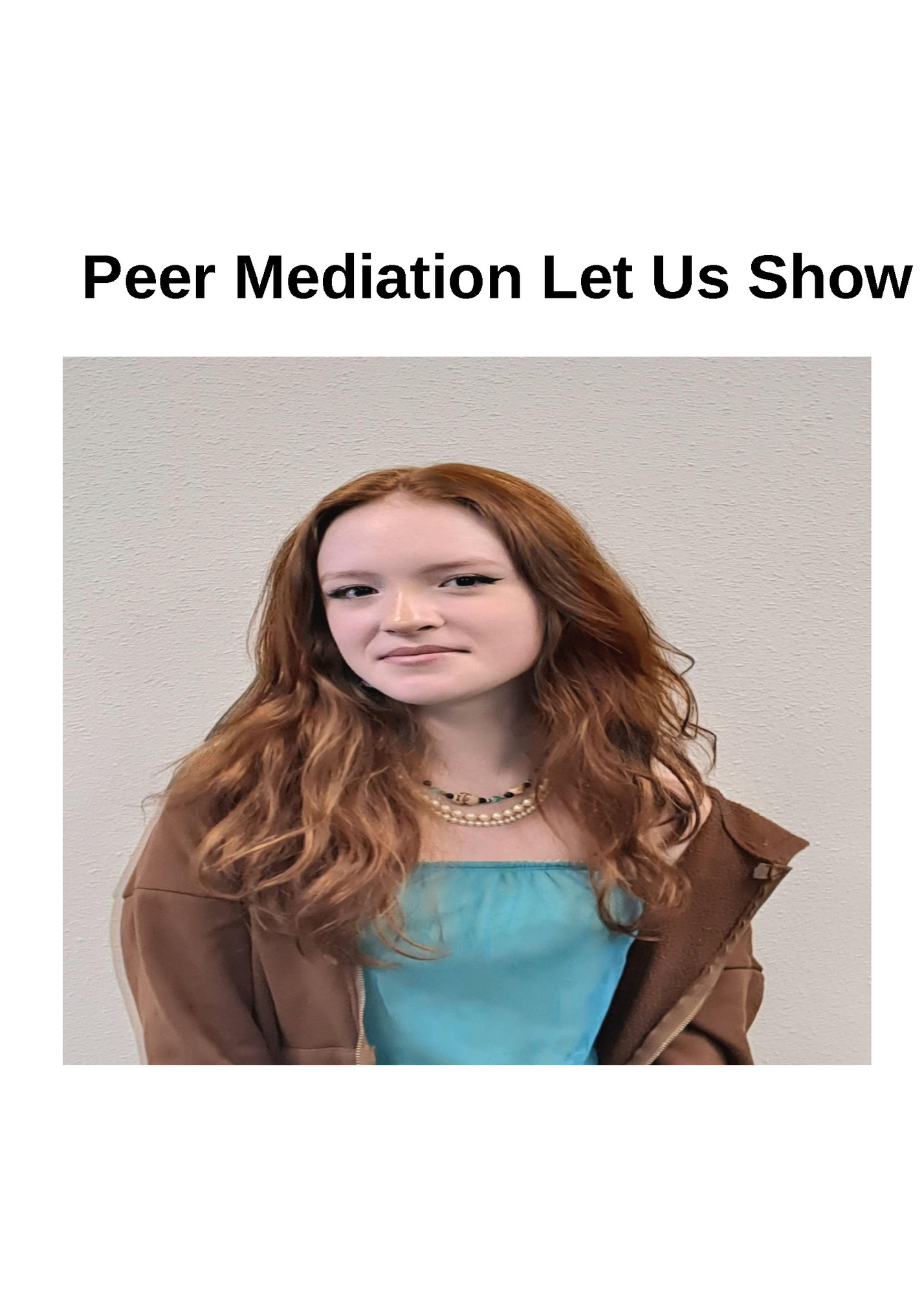 Peer Mediation Let Us Show You How and Why To Do It