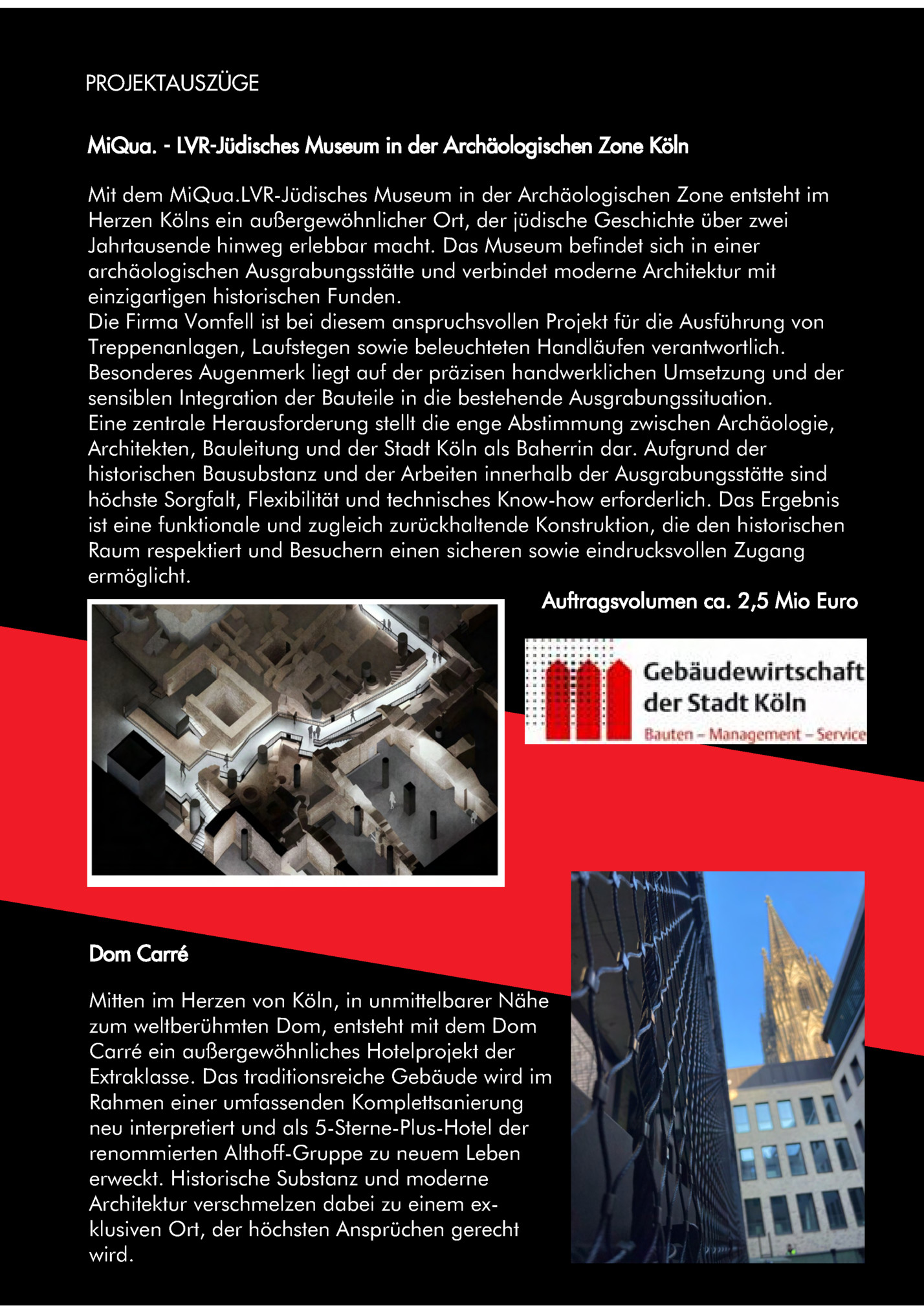 PROJEKTAUSZÜGE