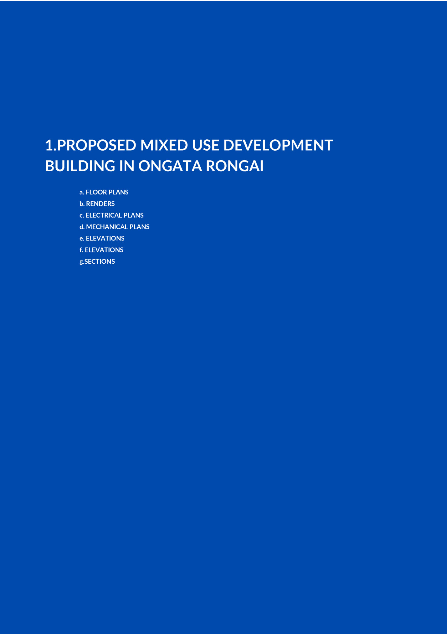 1.PROPOSED MIXED USE DEVELOPMENT