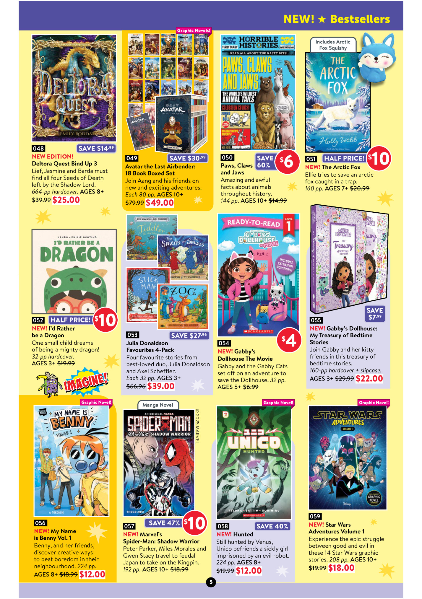 NEW! ★ Bestsellers