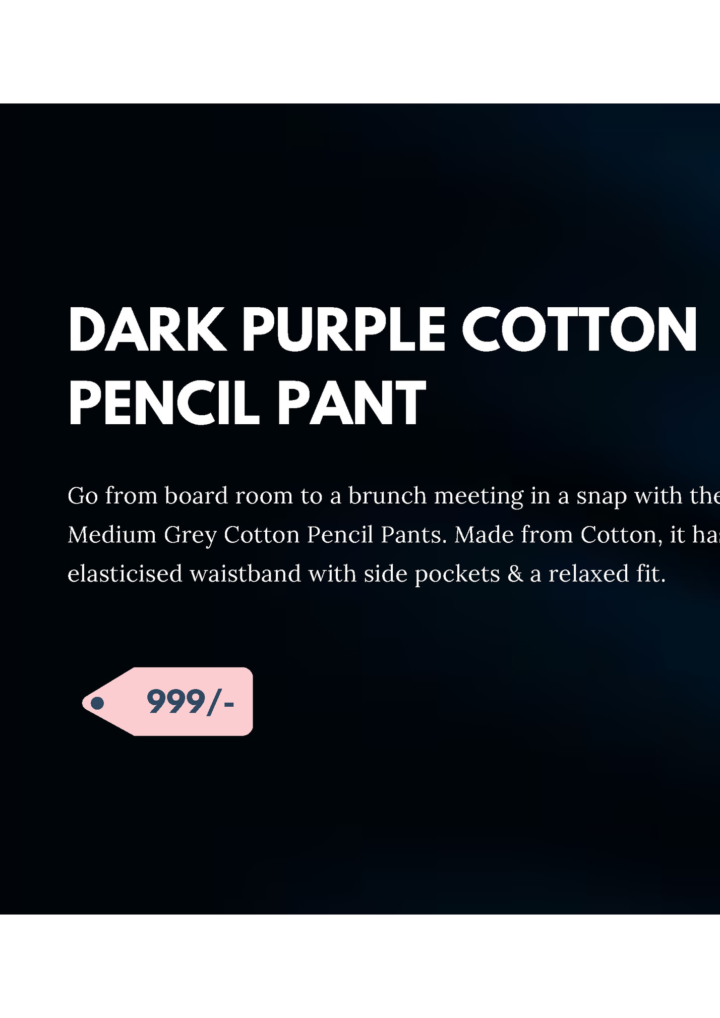 DARK PURPLE COTTON