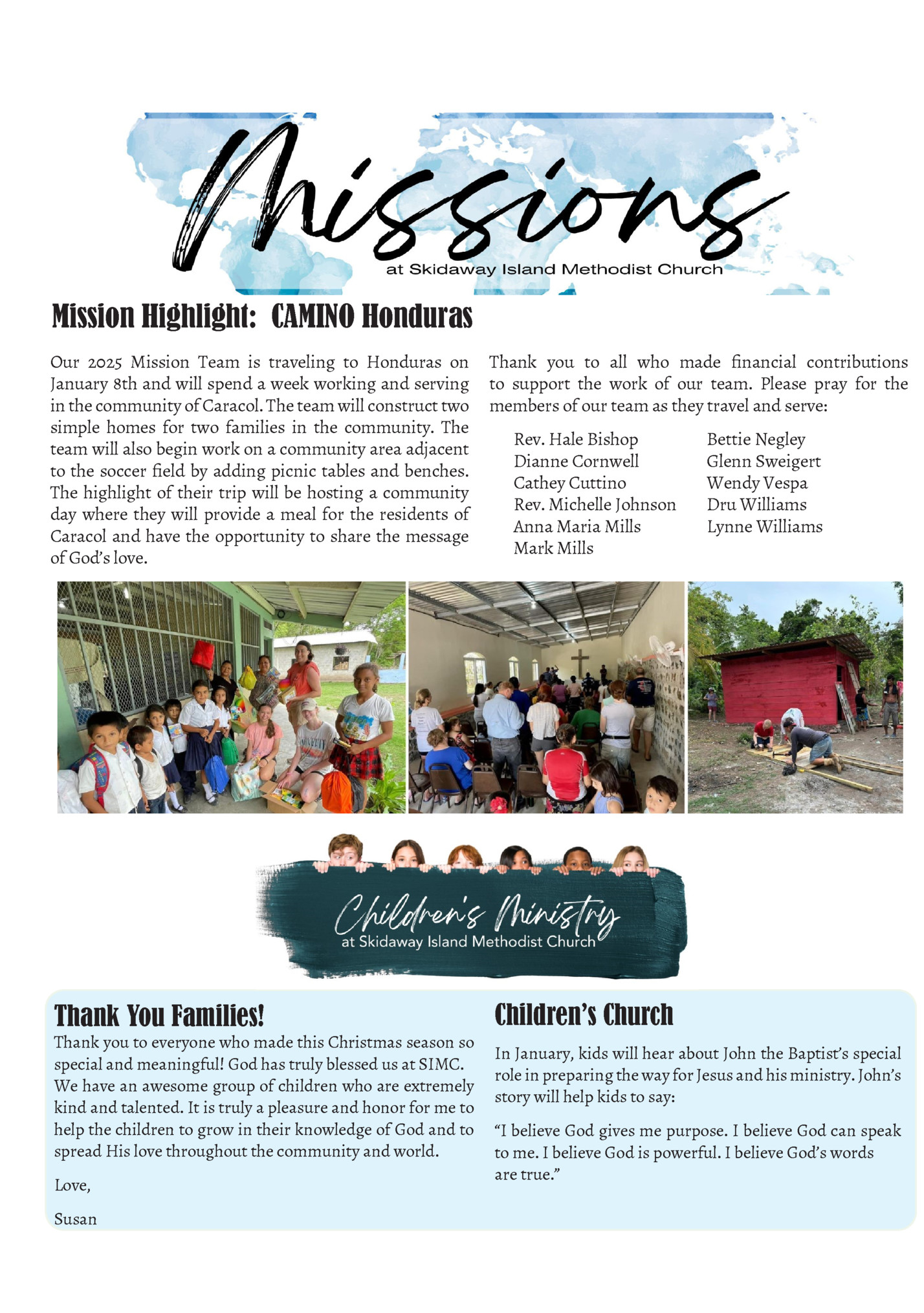 Mission Highlight: CAMINO Honduras