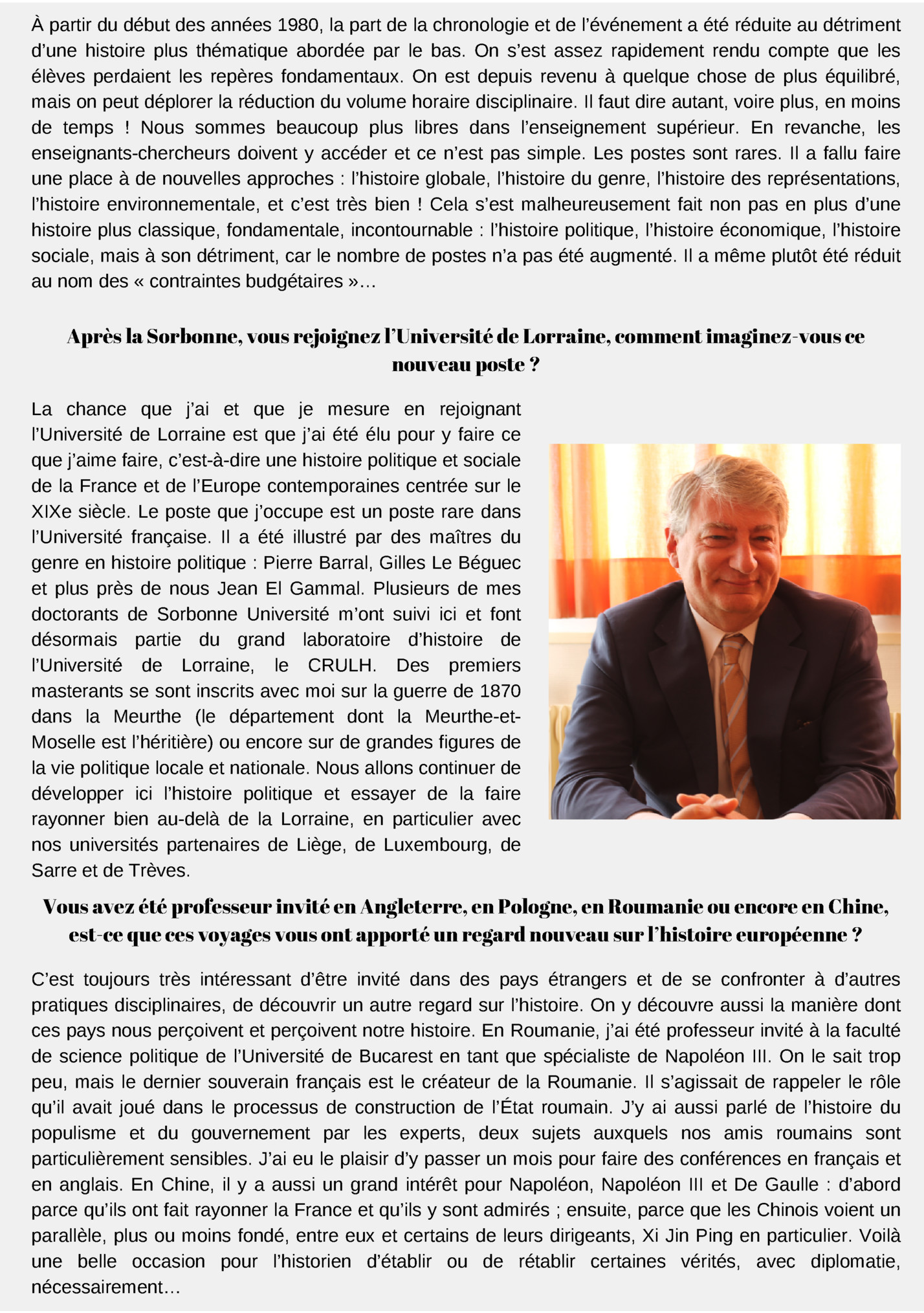 À partir du début des années 1980, la part de la chronologie et de l’événement a été réduite au détriment