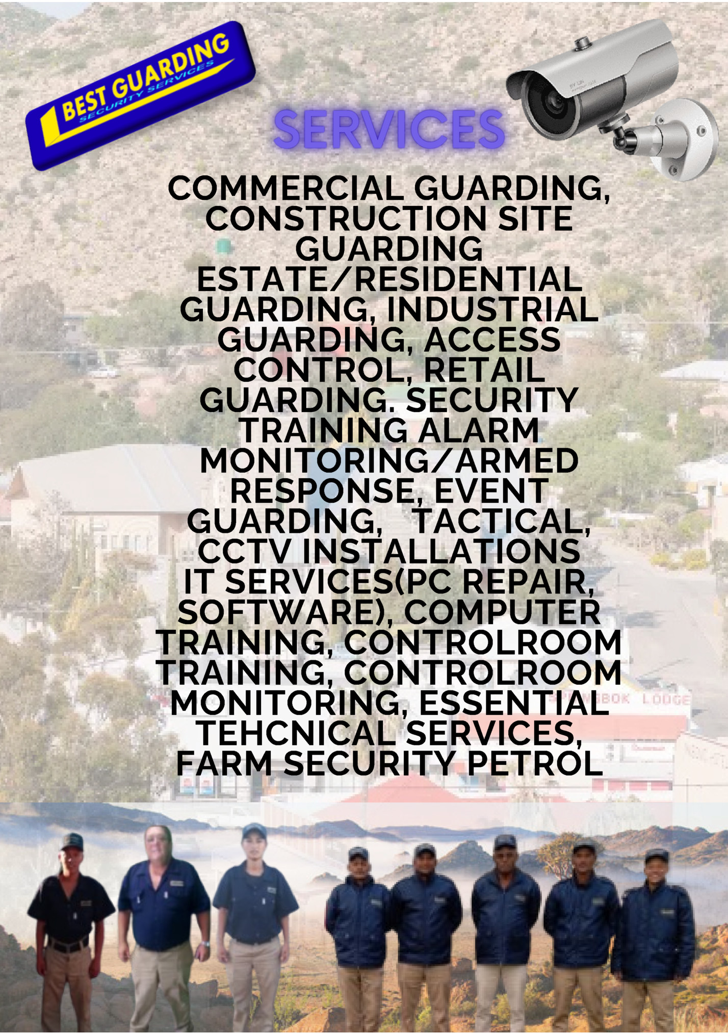 COMMERCIAL GUARDING, COMMERCIAL GUARDING,
