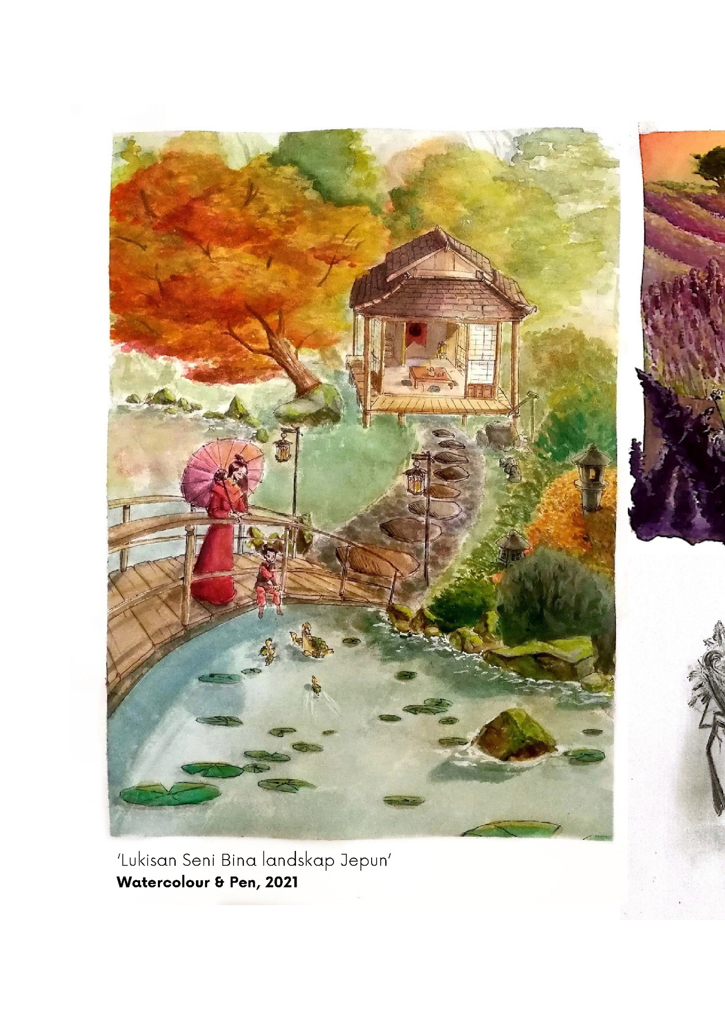 ‘Dua Serigala di Padang Lavender ’ ‘Dua Serigala di Padang Lavender ’