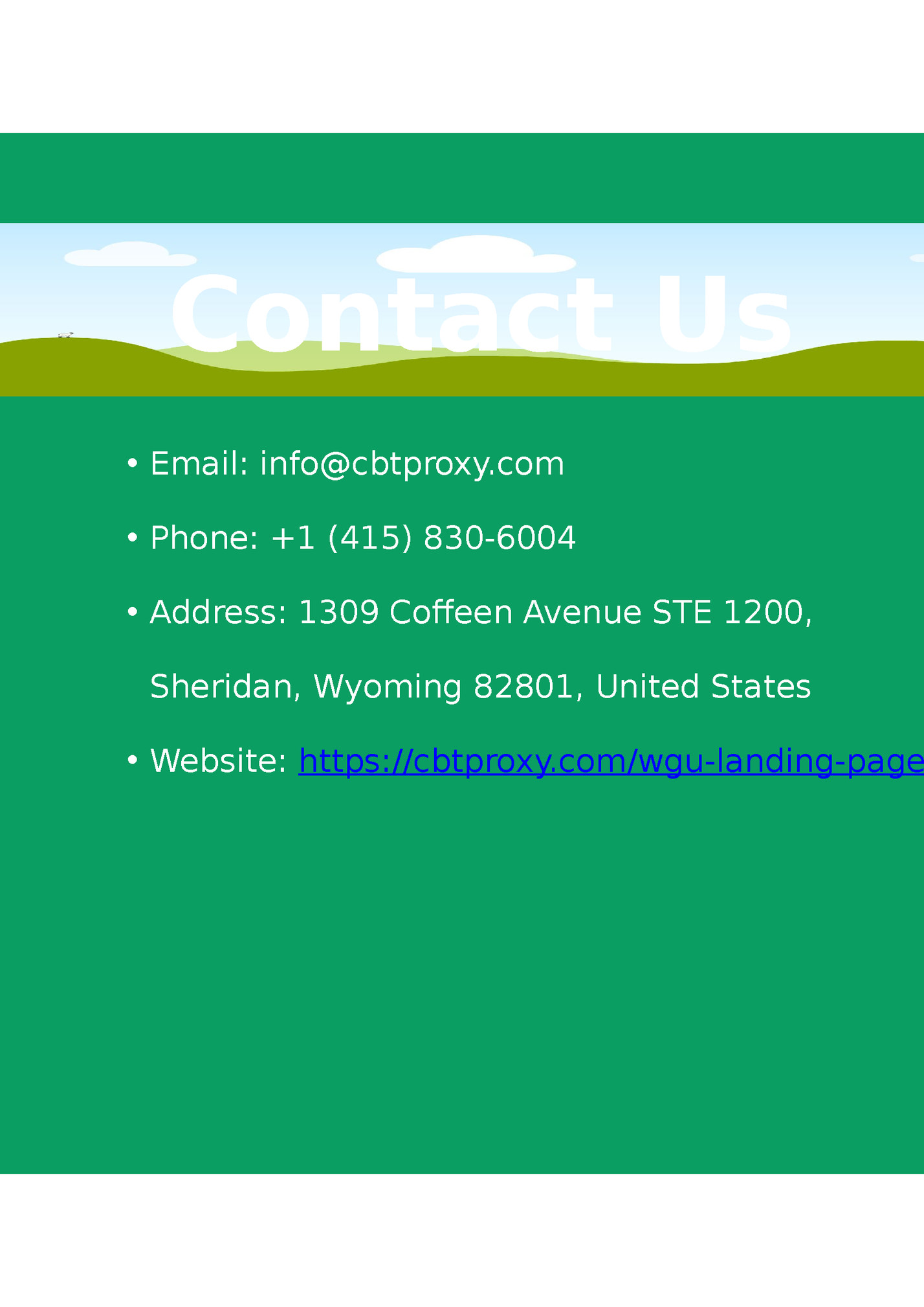 Contact Us