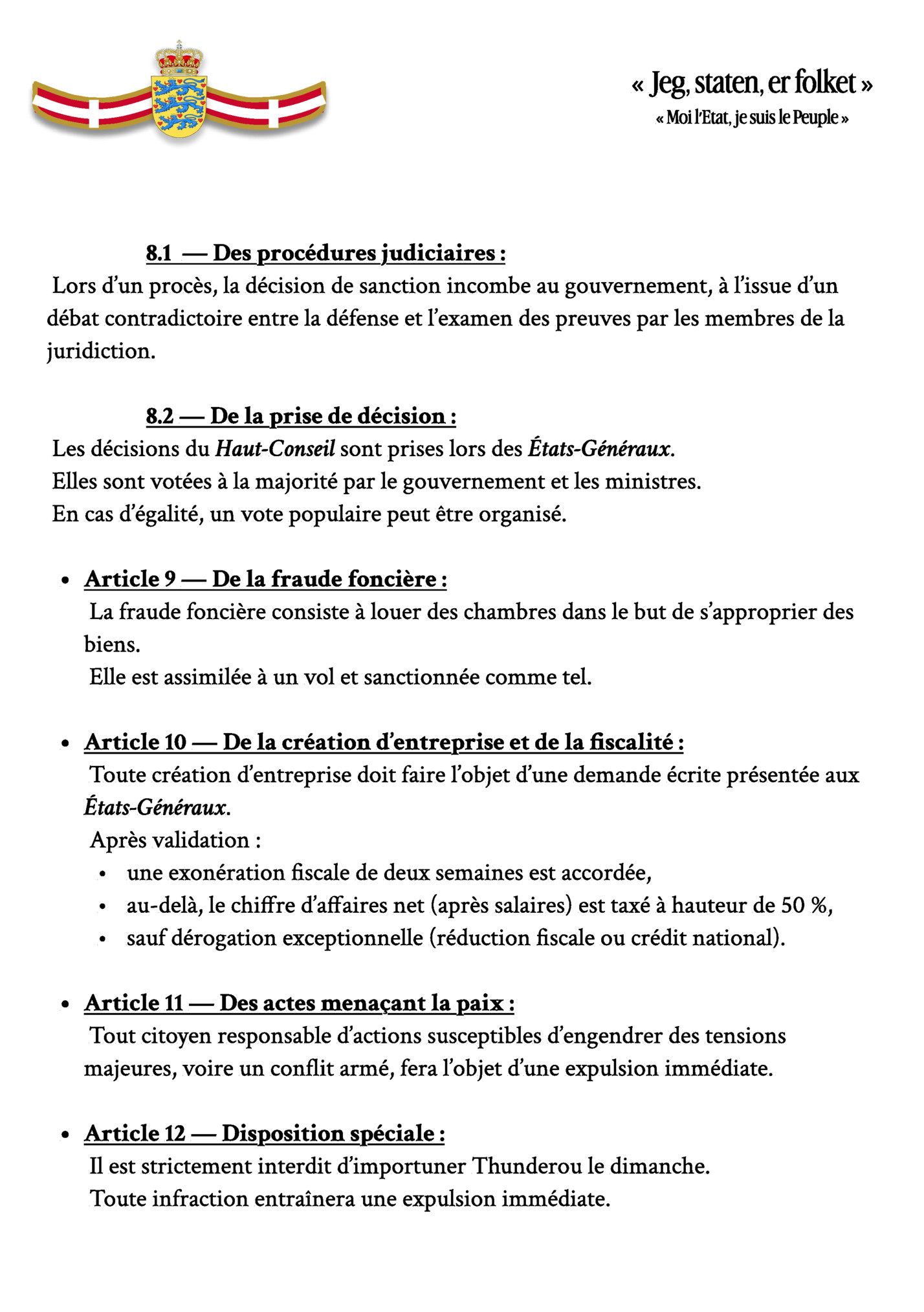 « Jeg, staten, er folket »