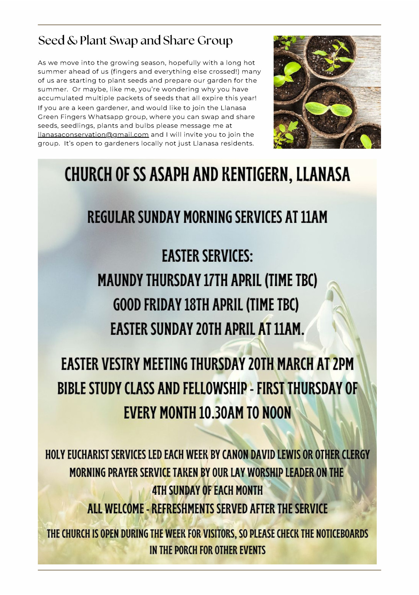 Seed & Plant Swap and Share Group