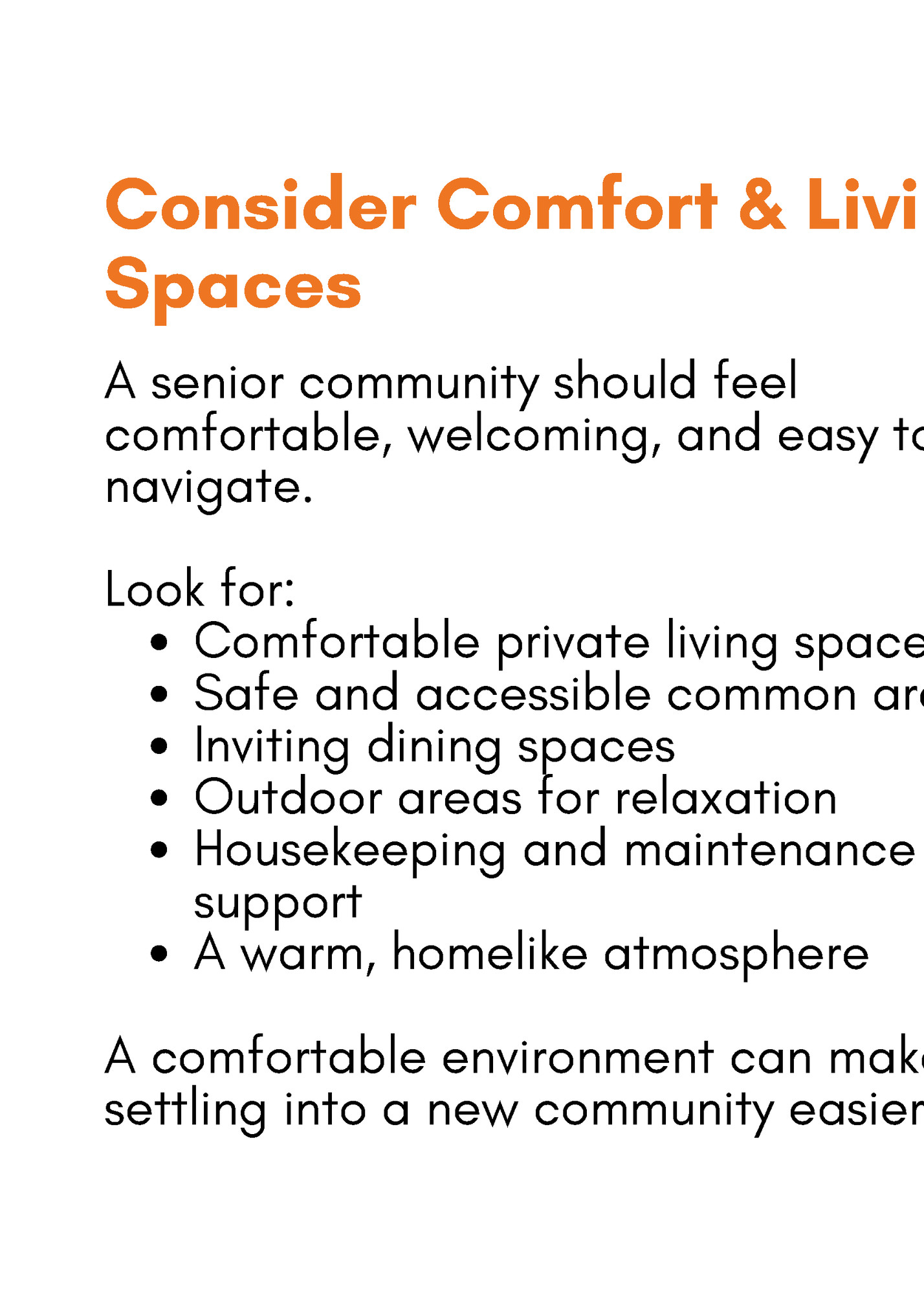 Consider Comfort & Living Consider Comfort & Living
