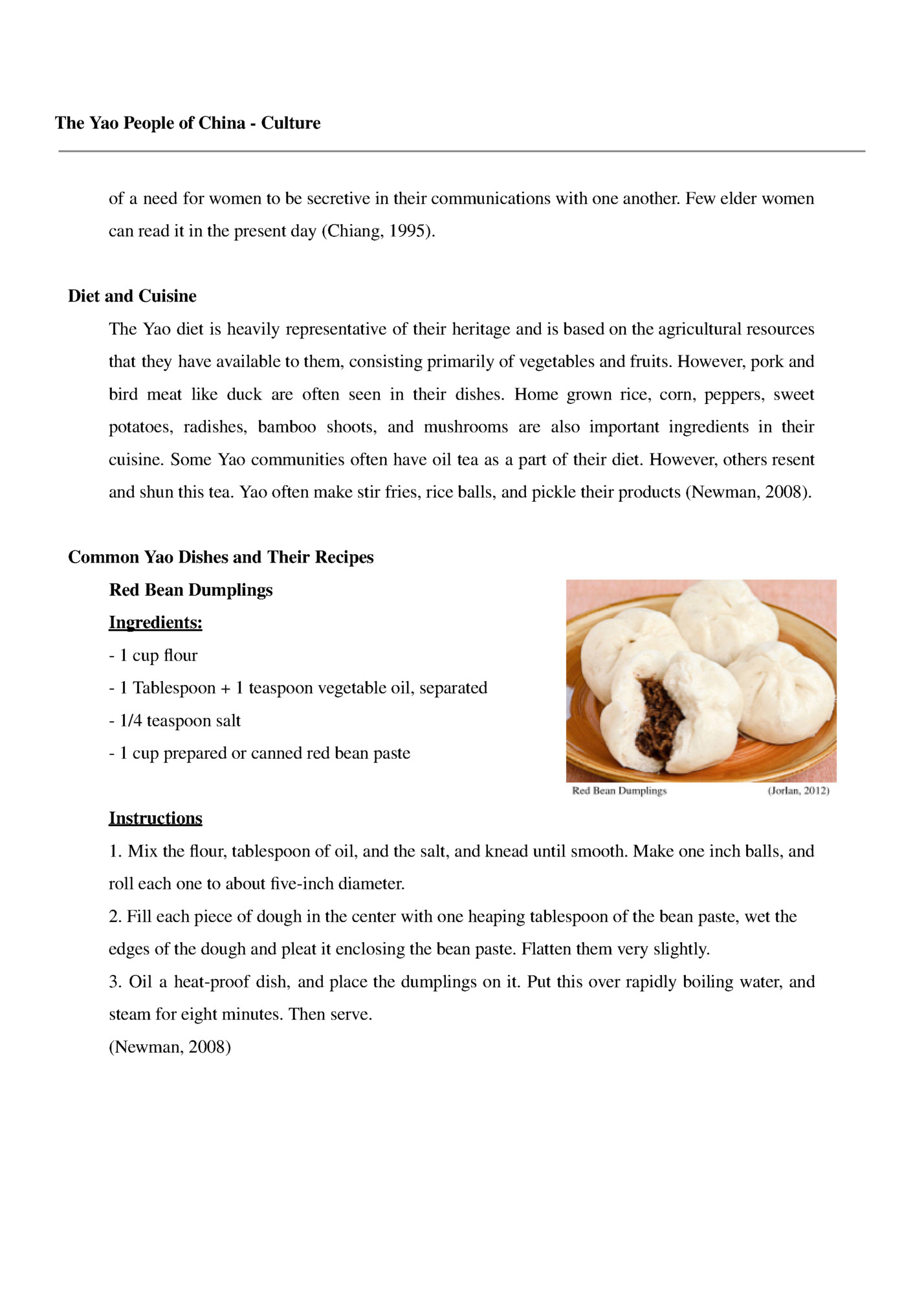 The Yao People of China - Culture The Yao People of China - Culture